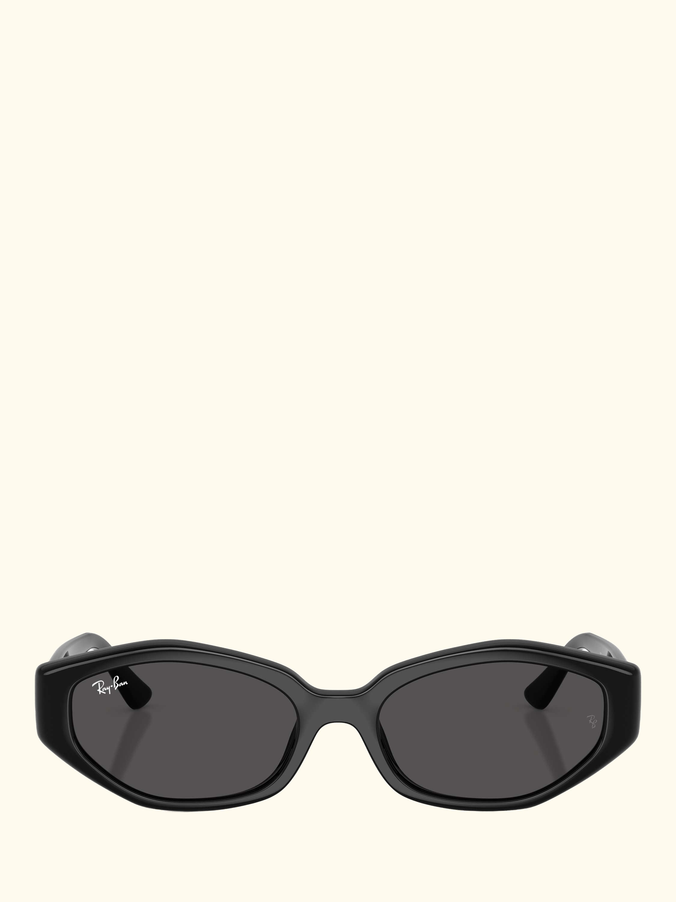 RB4473D Men's Irregular Sunglasses, Black