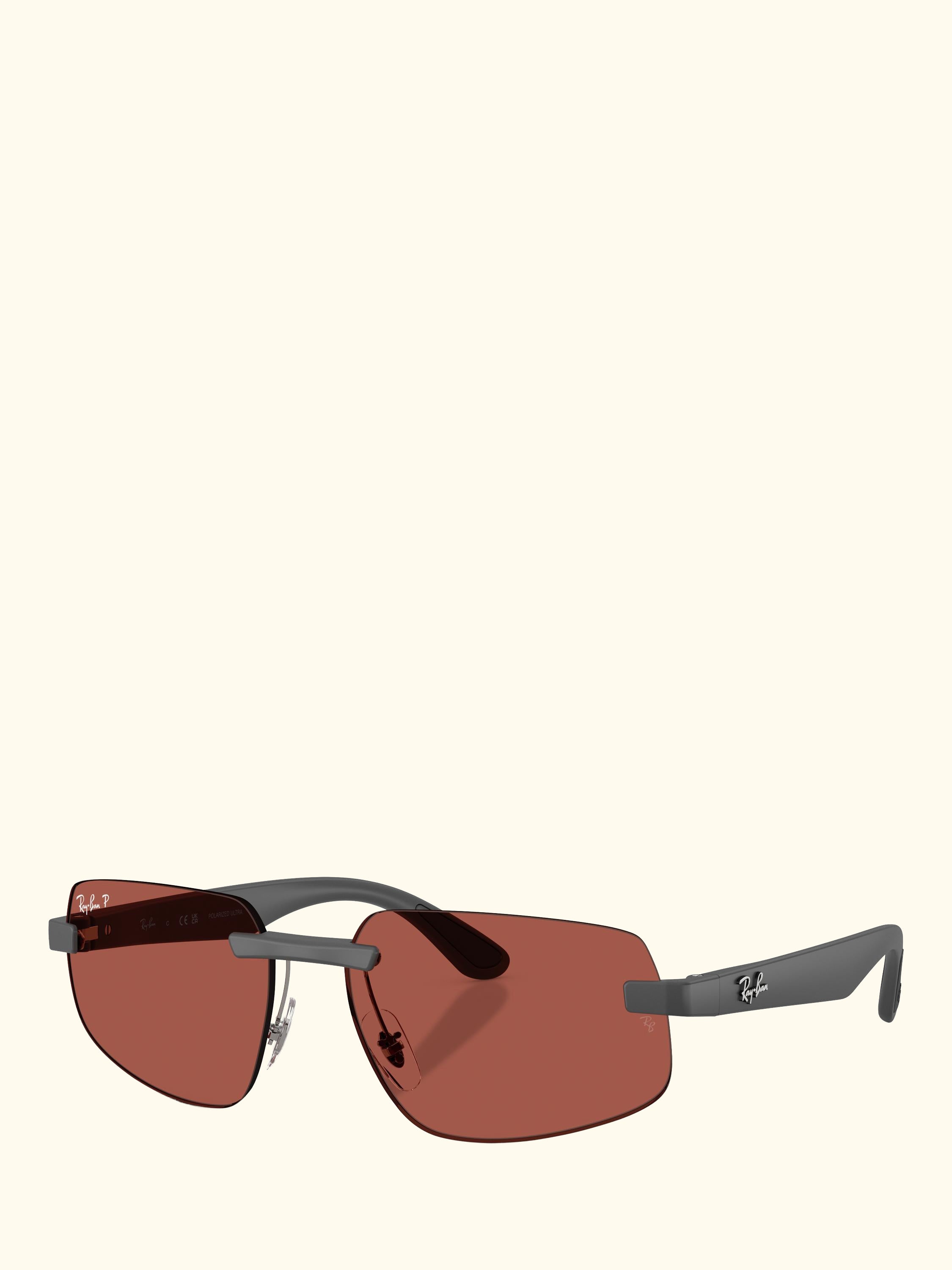 RB4475CH Men's Ultra Polarised Rectangular Sunglasses
