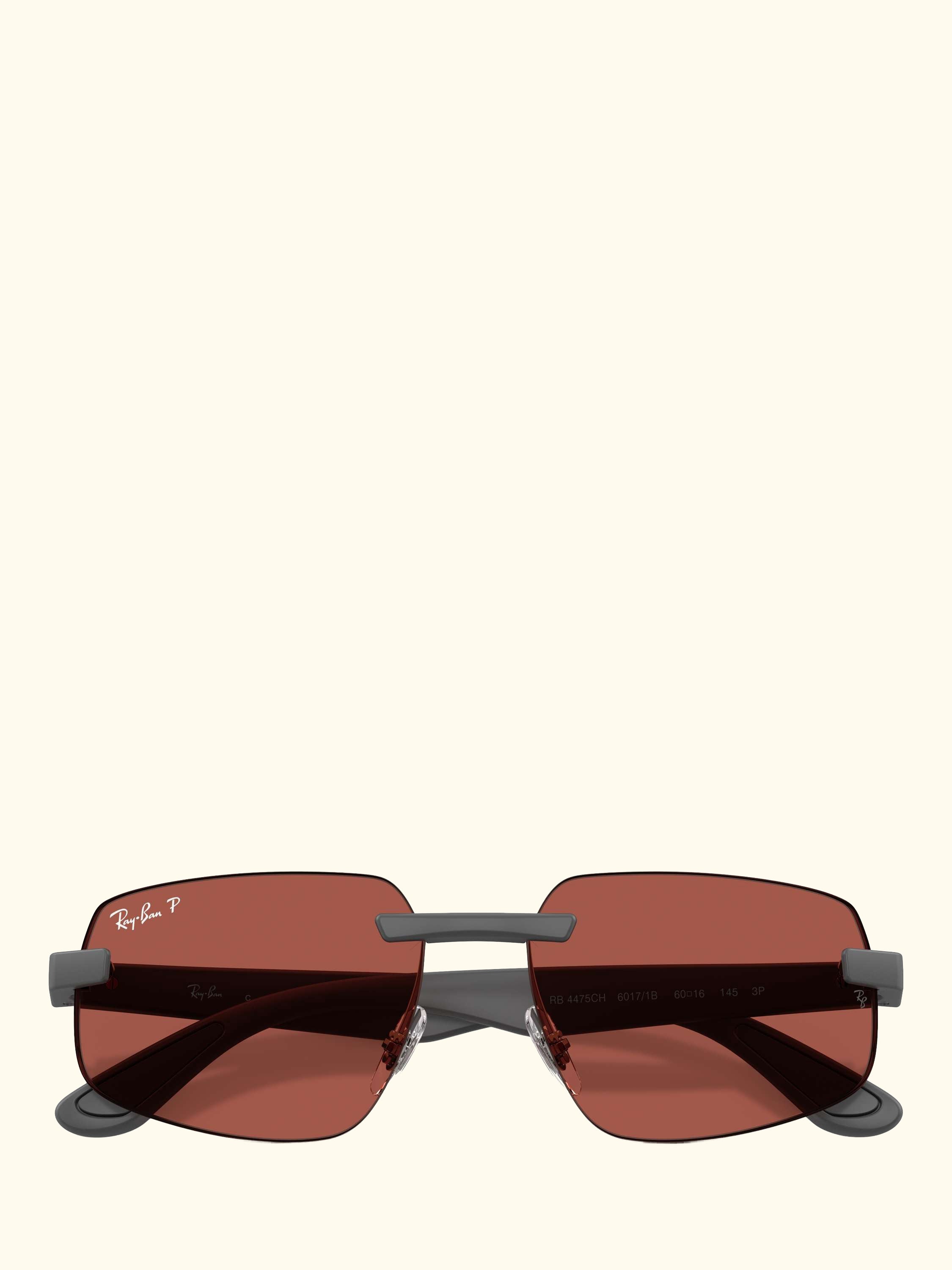 RB4475CH Men's Ultra Polarised Rectangular Sunglasses