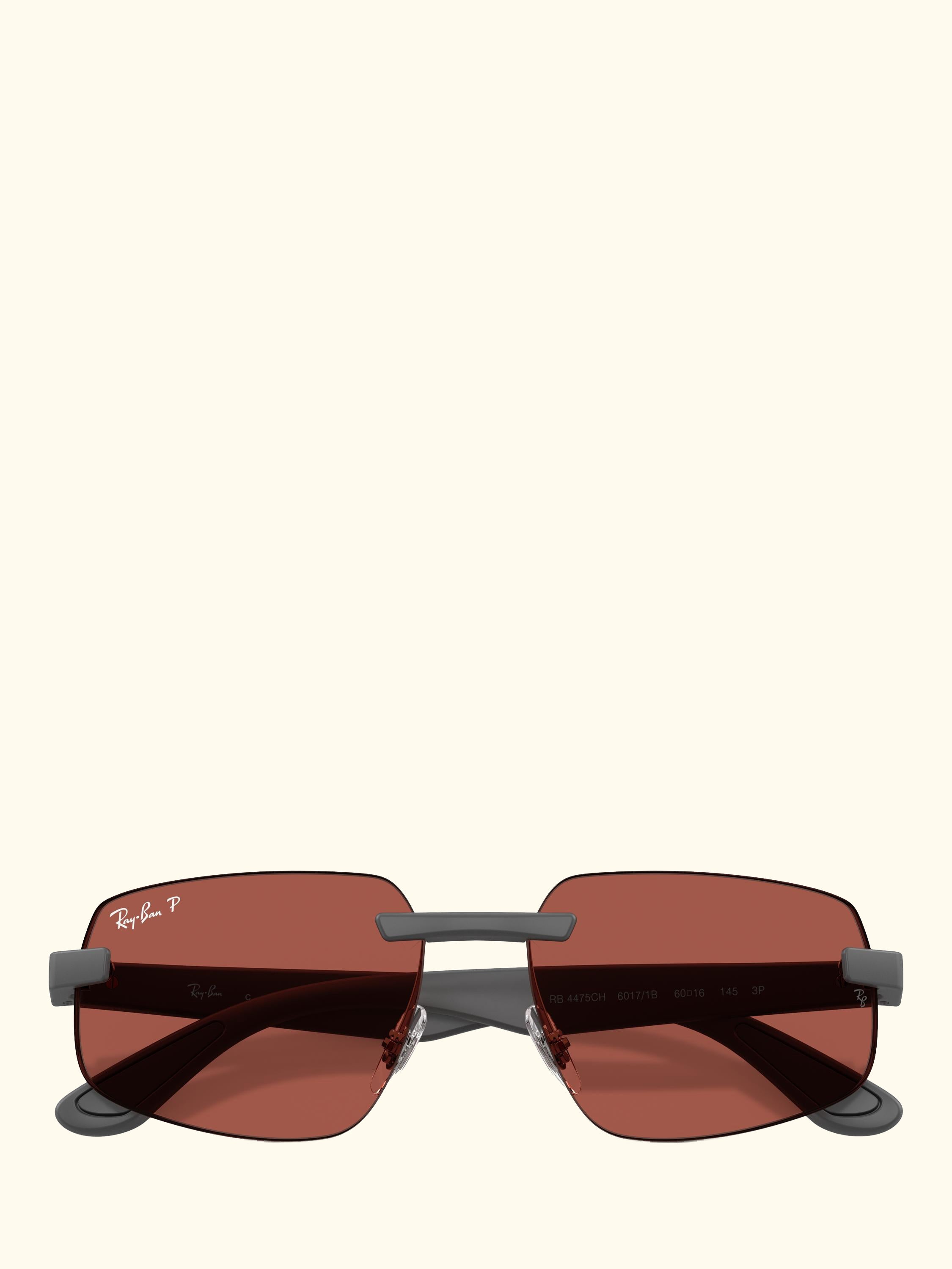 RB4475CH Men's Ultra Polarised Rectangular Sunglasses
