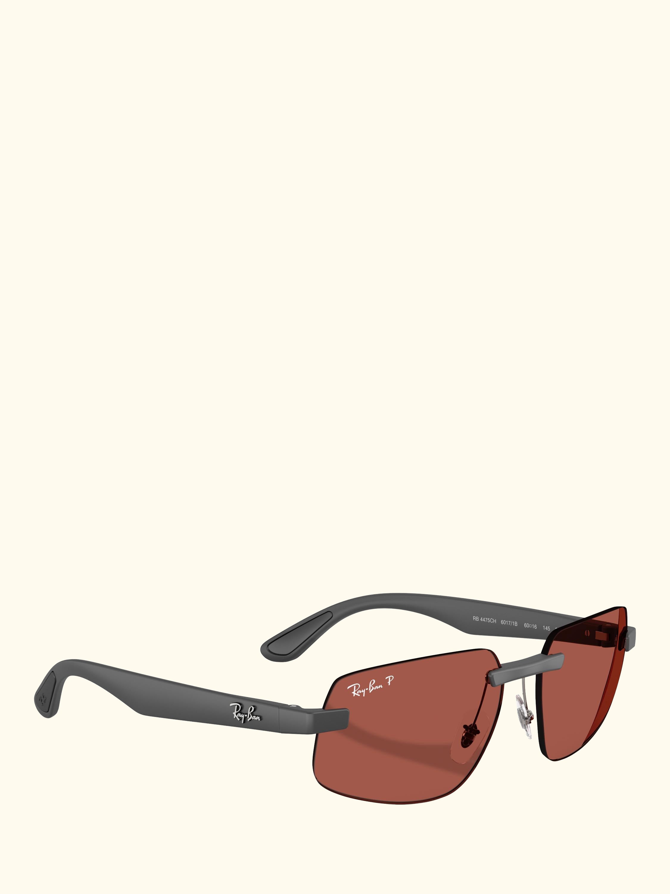RB4475CH Men's Ultra Polarised Rectangular Sunglasses