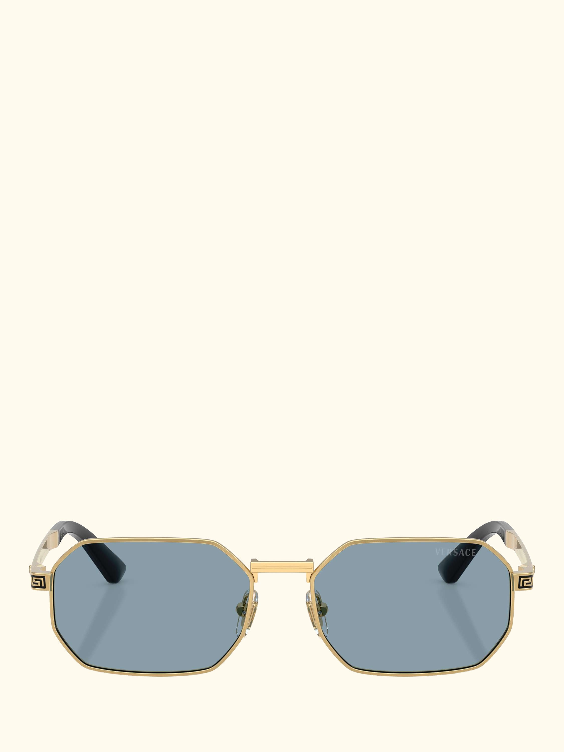 VE2297 Round Sunglasses, Gold