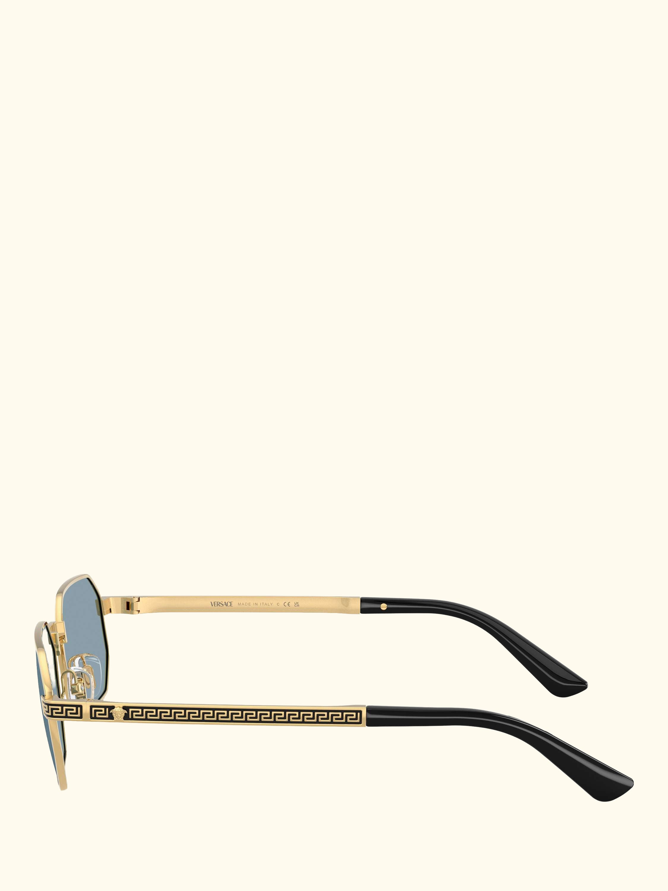 VE2297 Round Sunglasses, Gold
