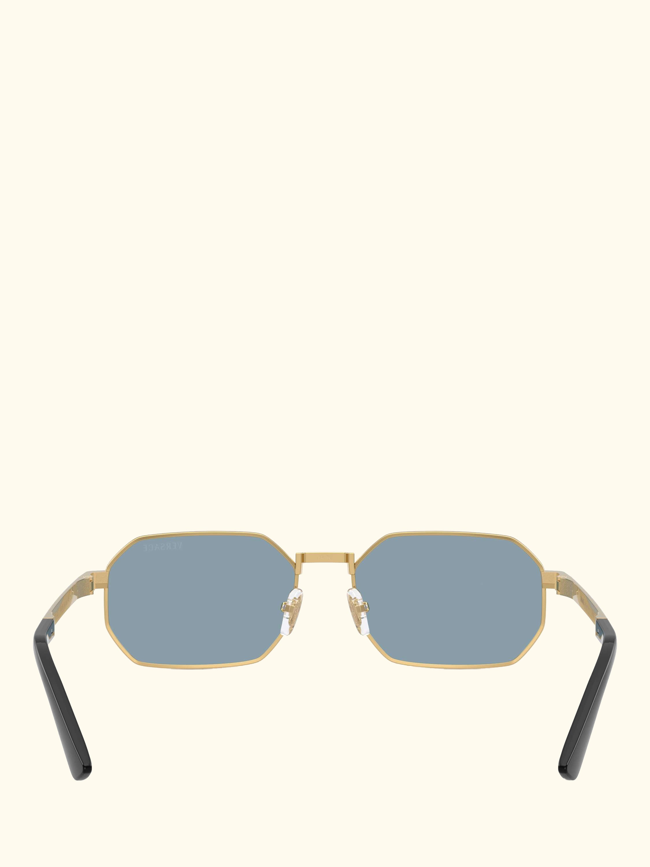 VE2297 Round Sunglasses, Gold