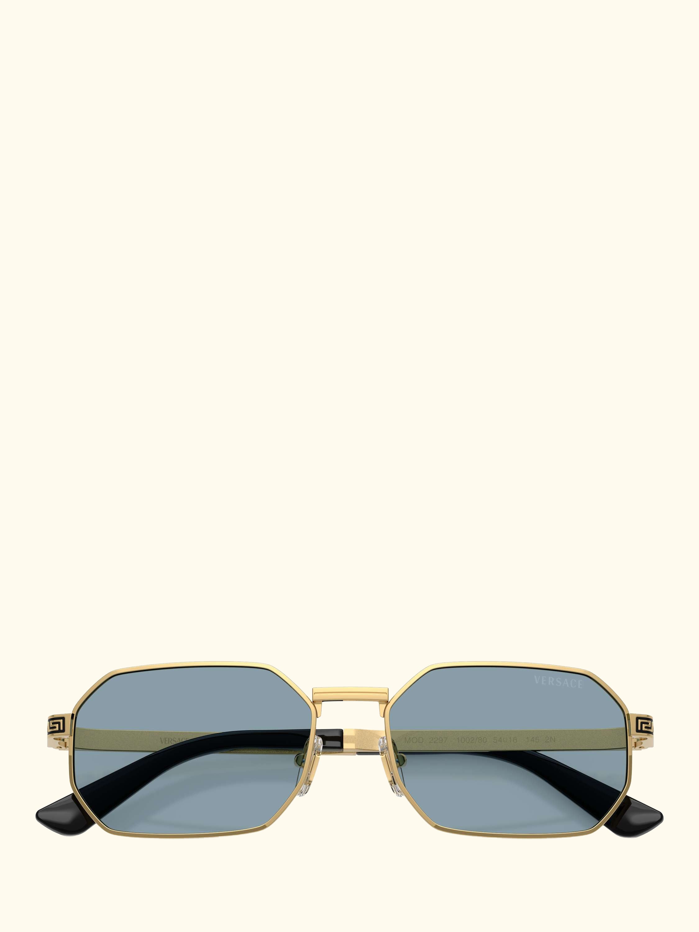 VE2297 Round Sunglasses, Gold