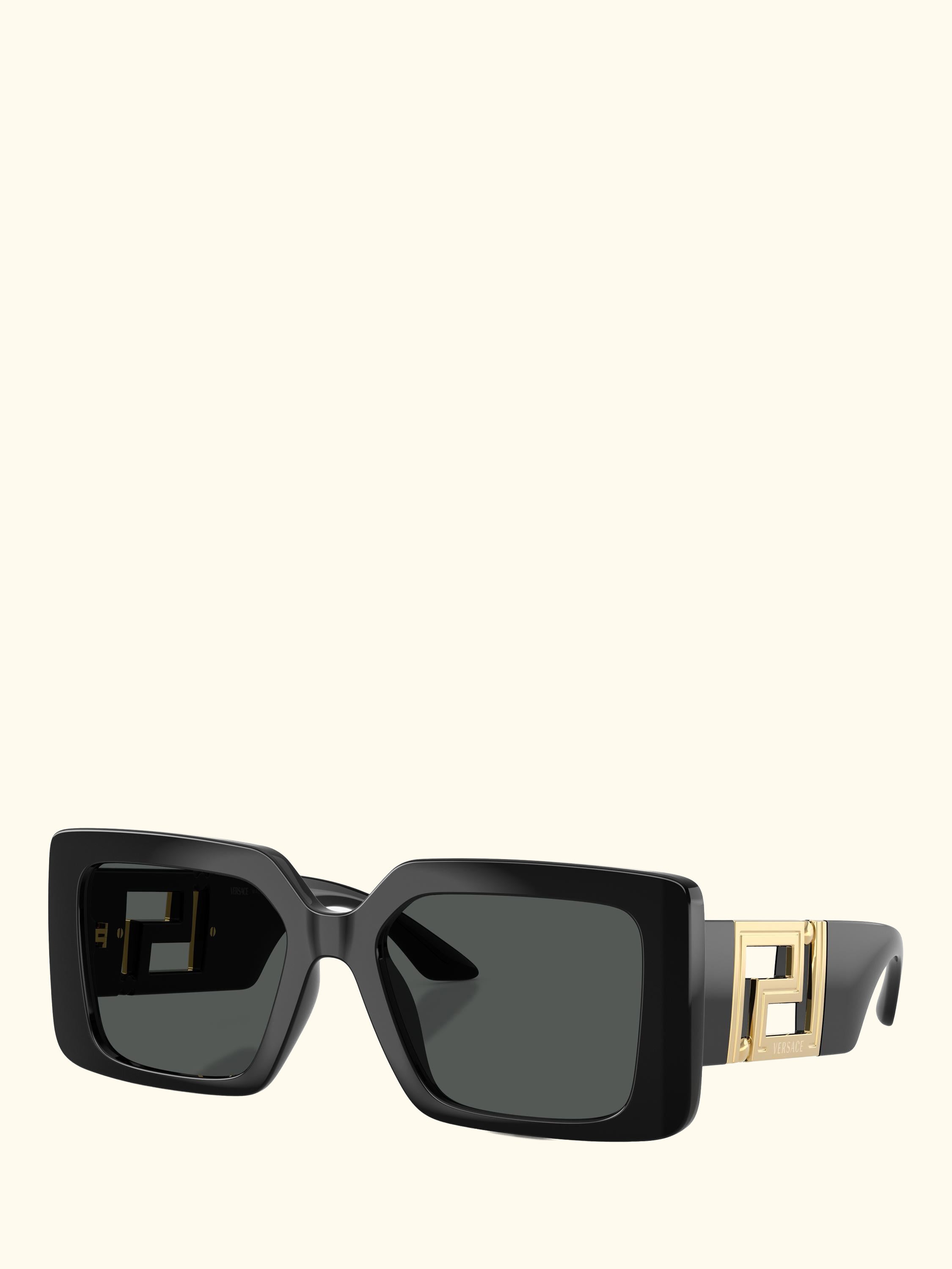 VE4505U Women's Square Sunglasses, Black