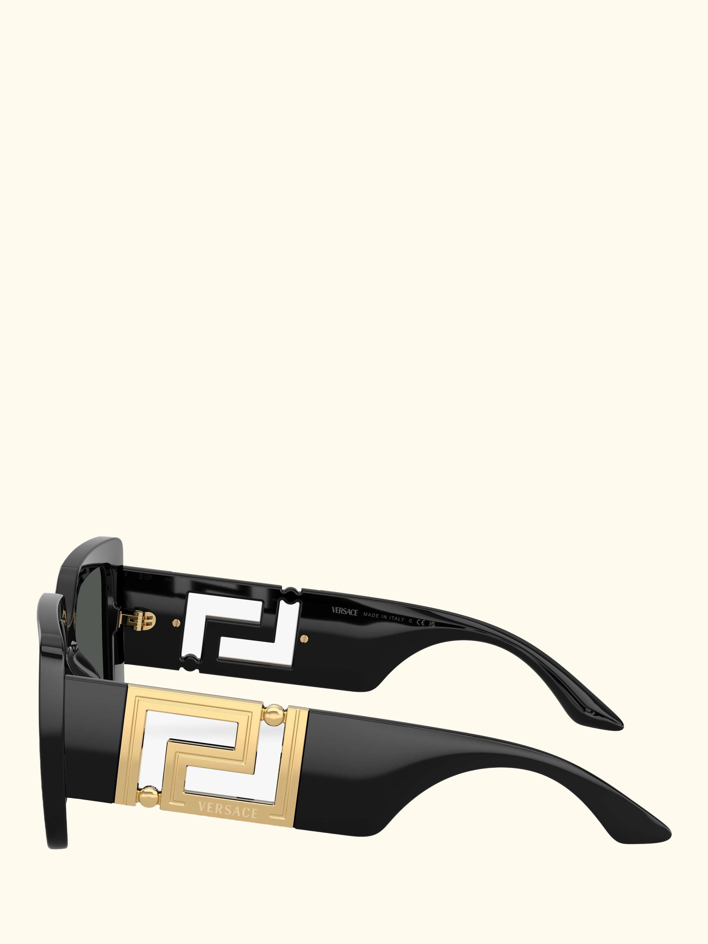VE4505U Women's Square Sunglasses, Black