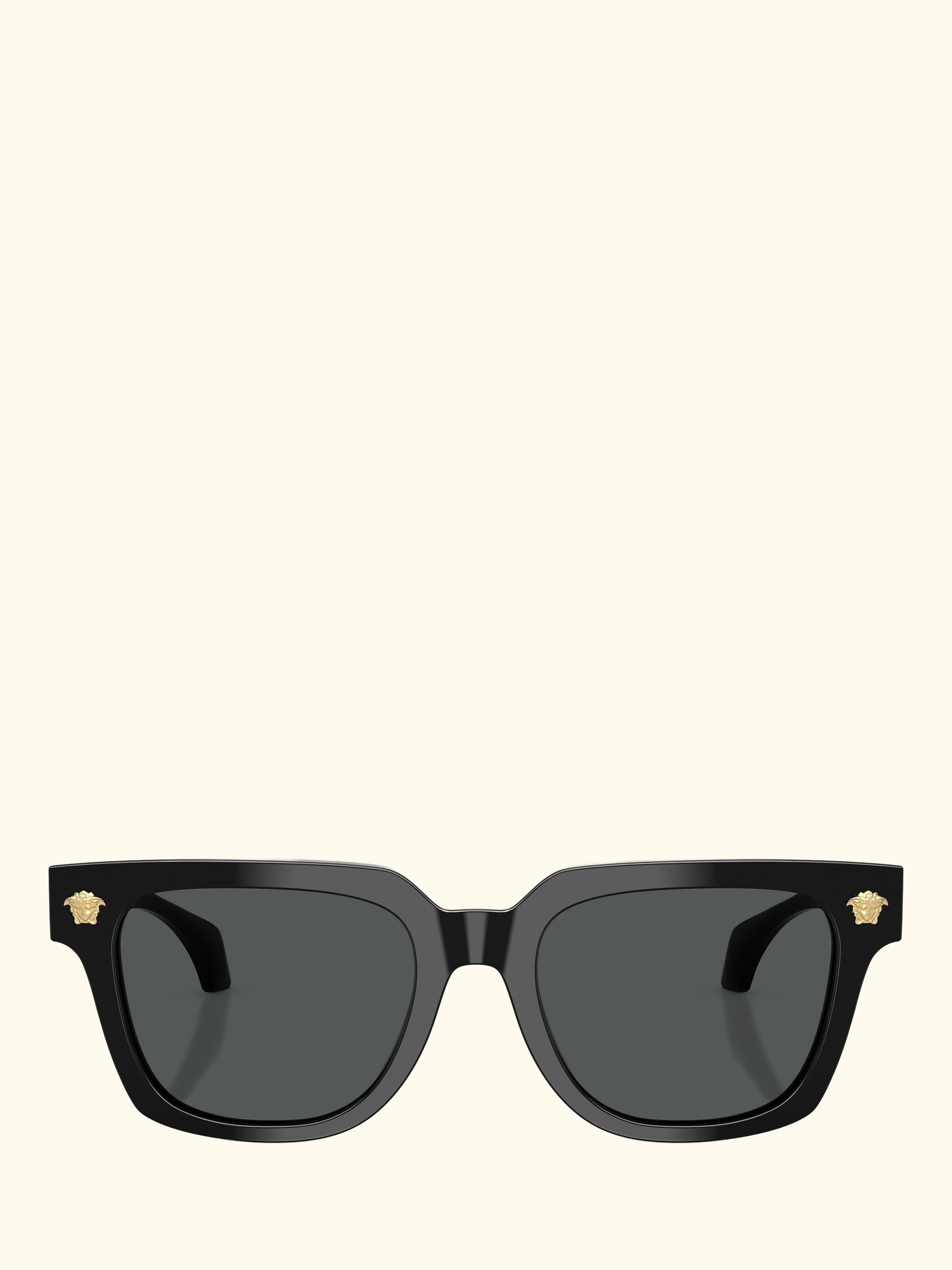 VE4510U Men's D-Frame Sunglasses, Black