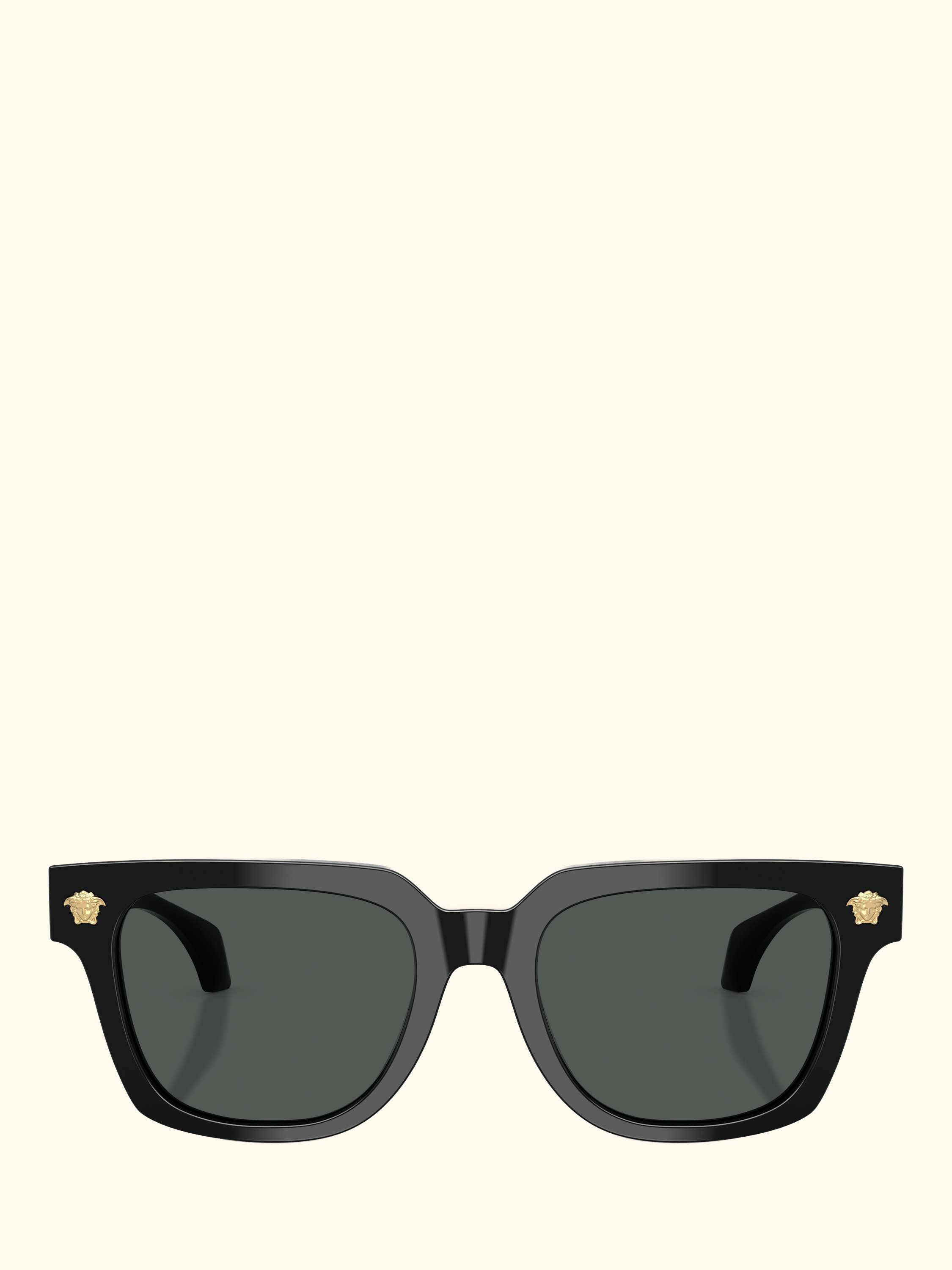 VE4510U Men's D-Frame Sunglasses, Black