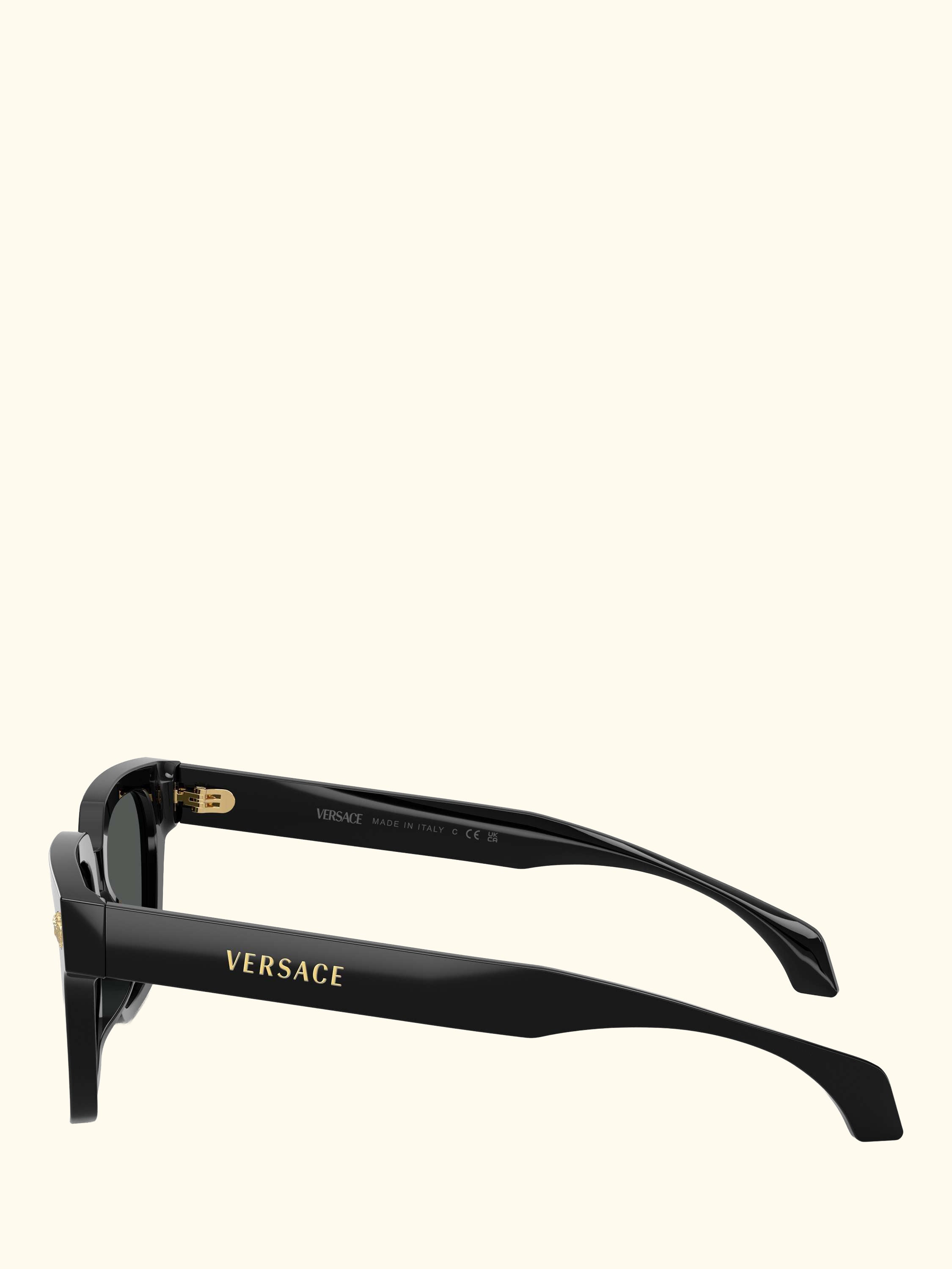 VE4510U Men's D-Frame Sunglasses, Black