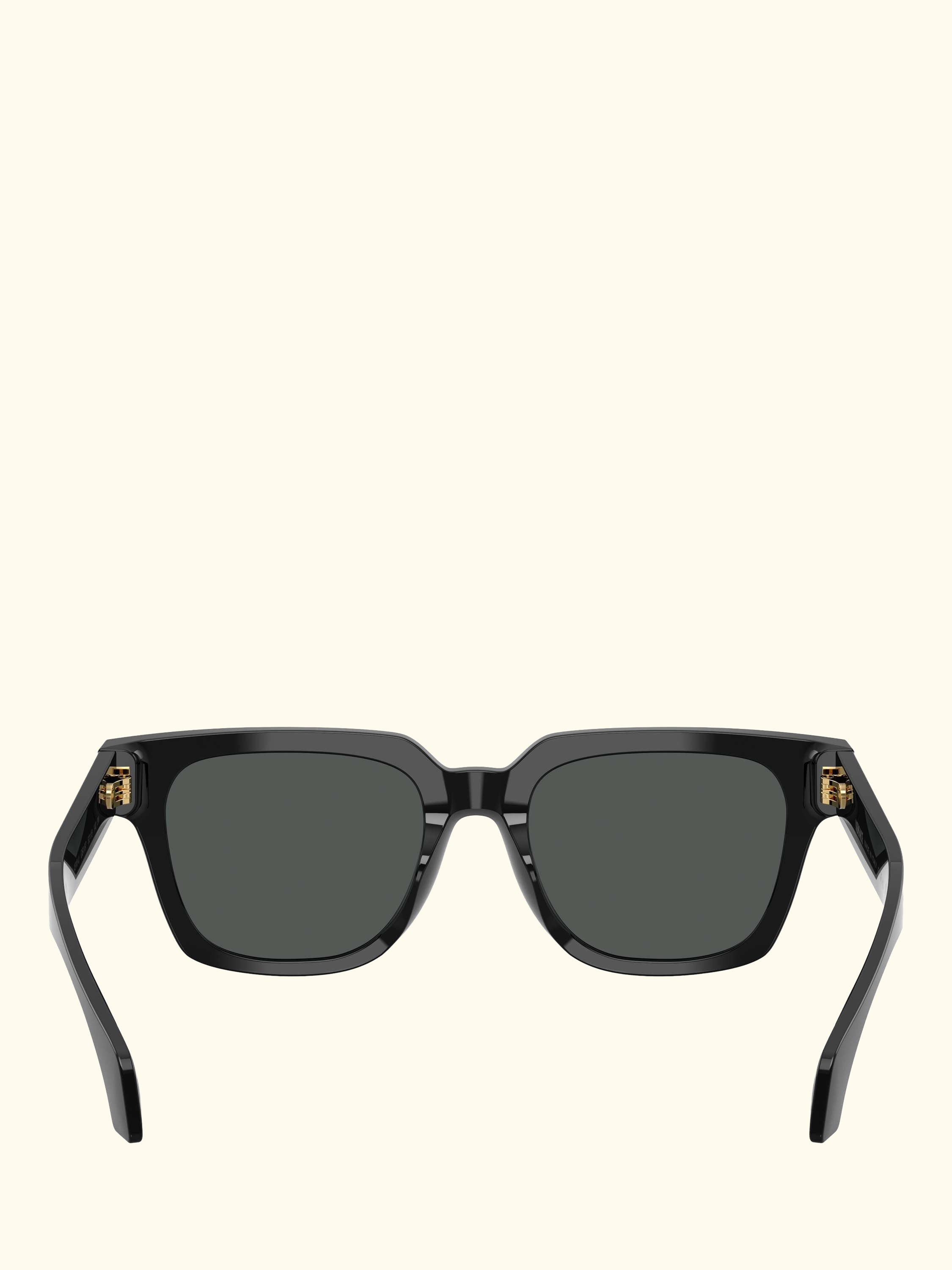 VE4510U Men's D-Frame Sunglasses, Black