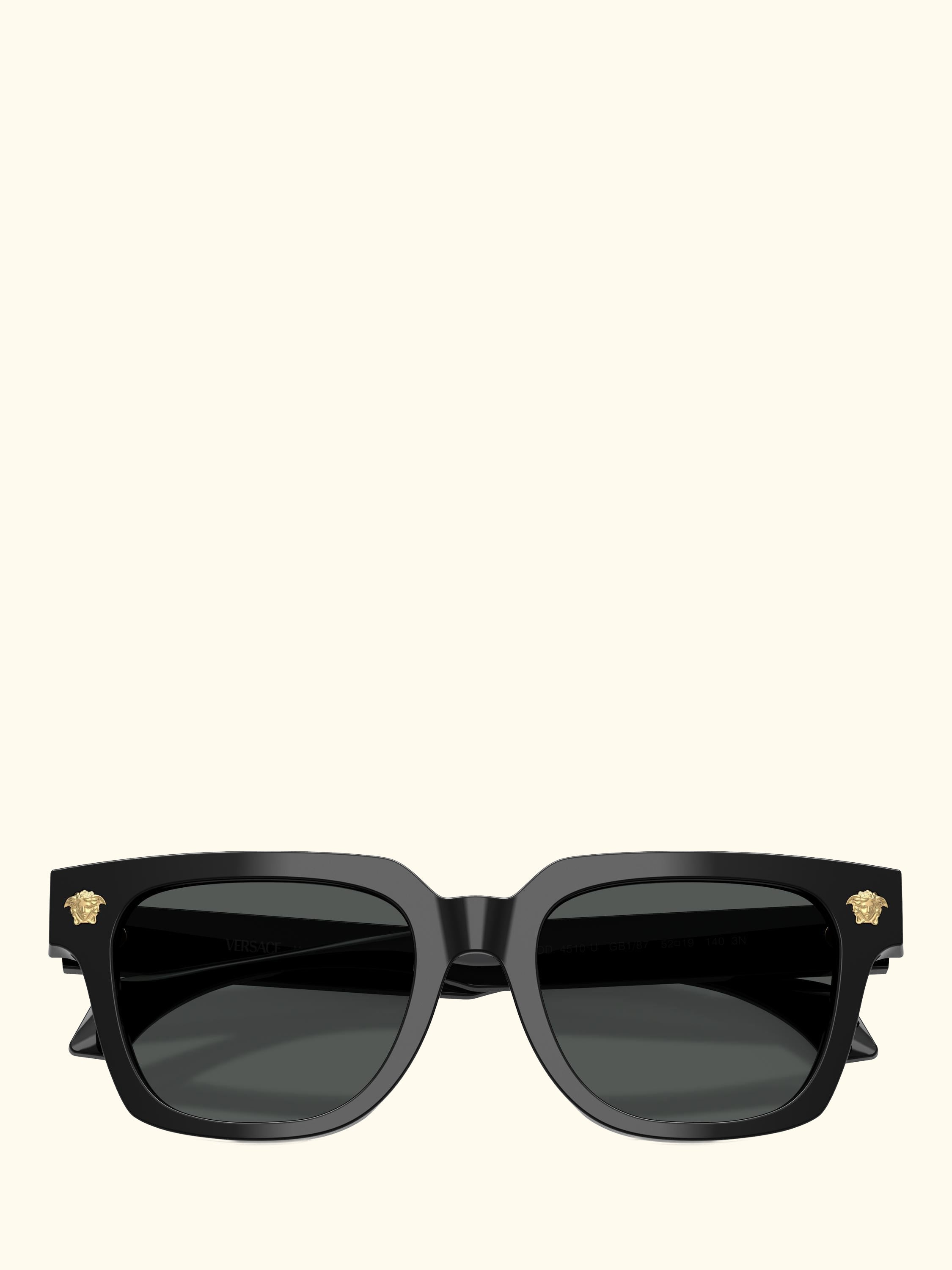 VE4510U Men's D-Frame Sunglasses, Black