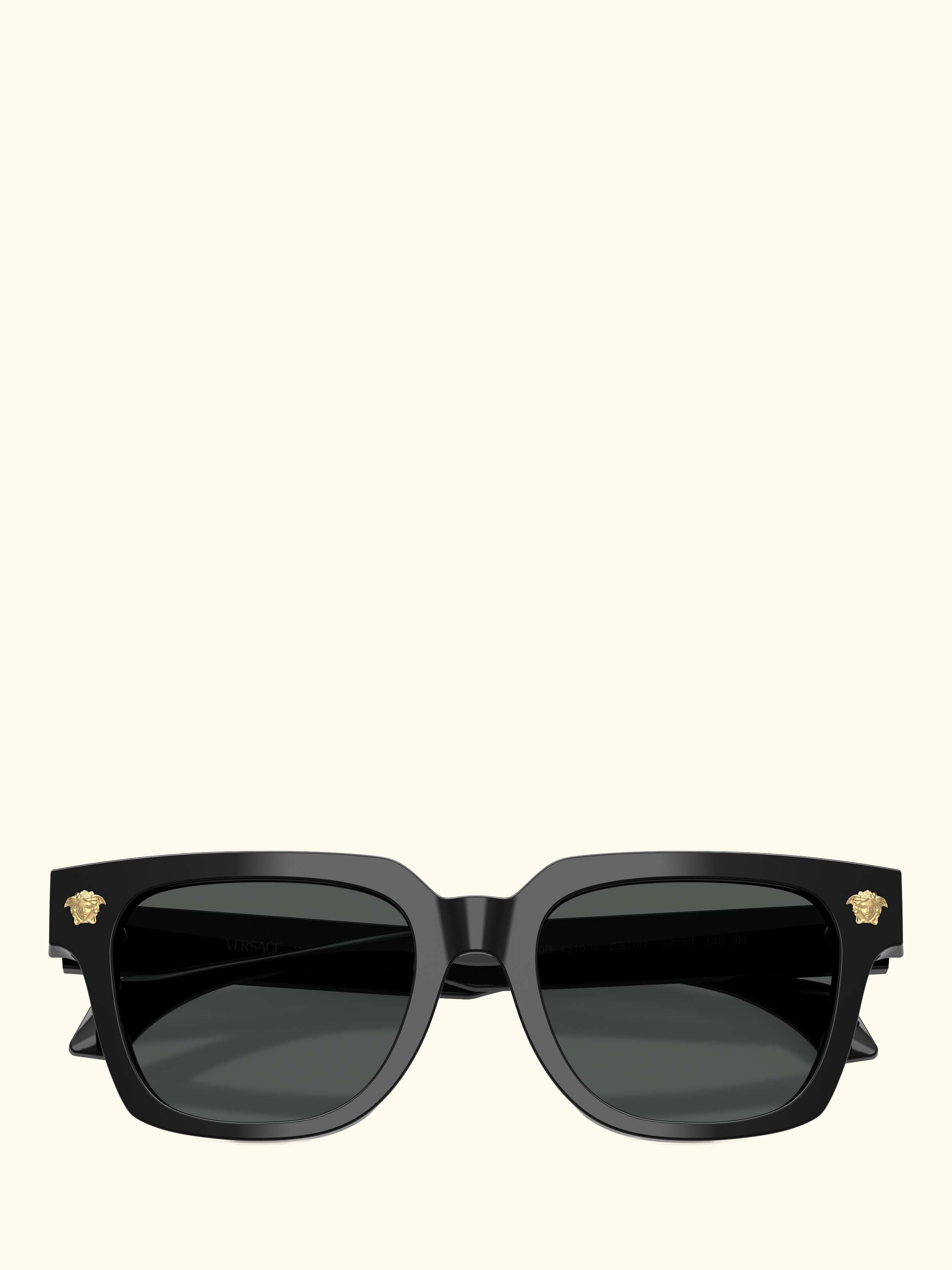 VE4510U Men's D-Frame Sunglasses, Black
