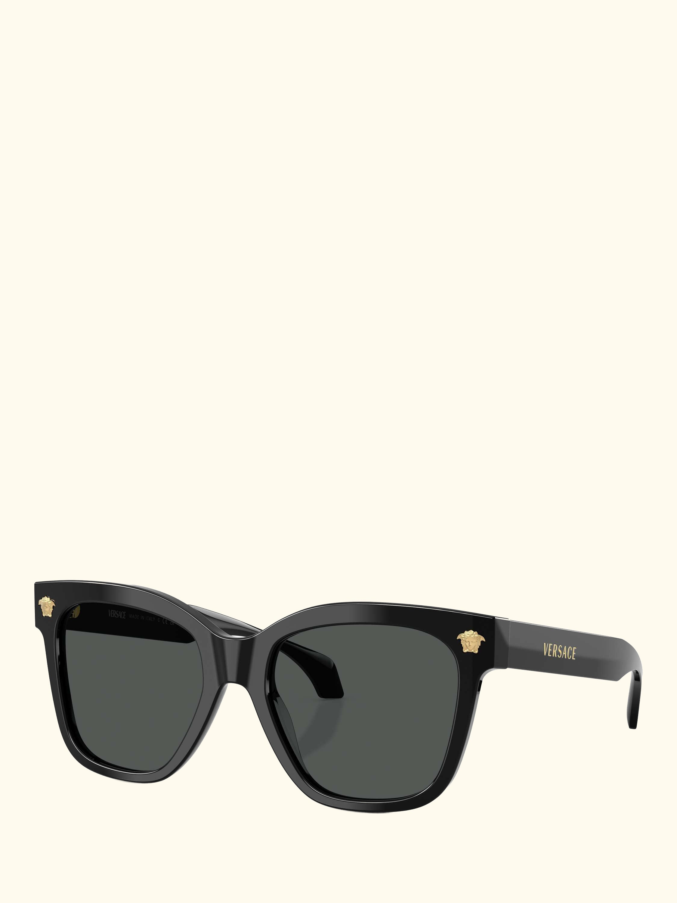 VE4511 Square Sunglasses, Black/Grey