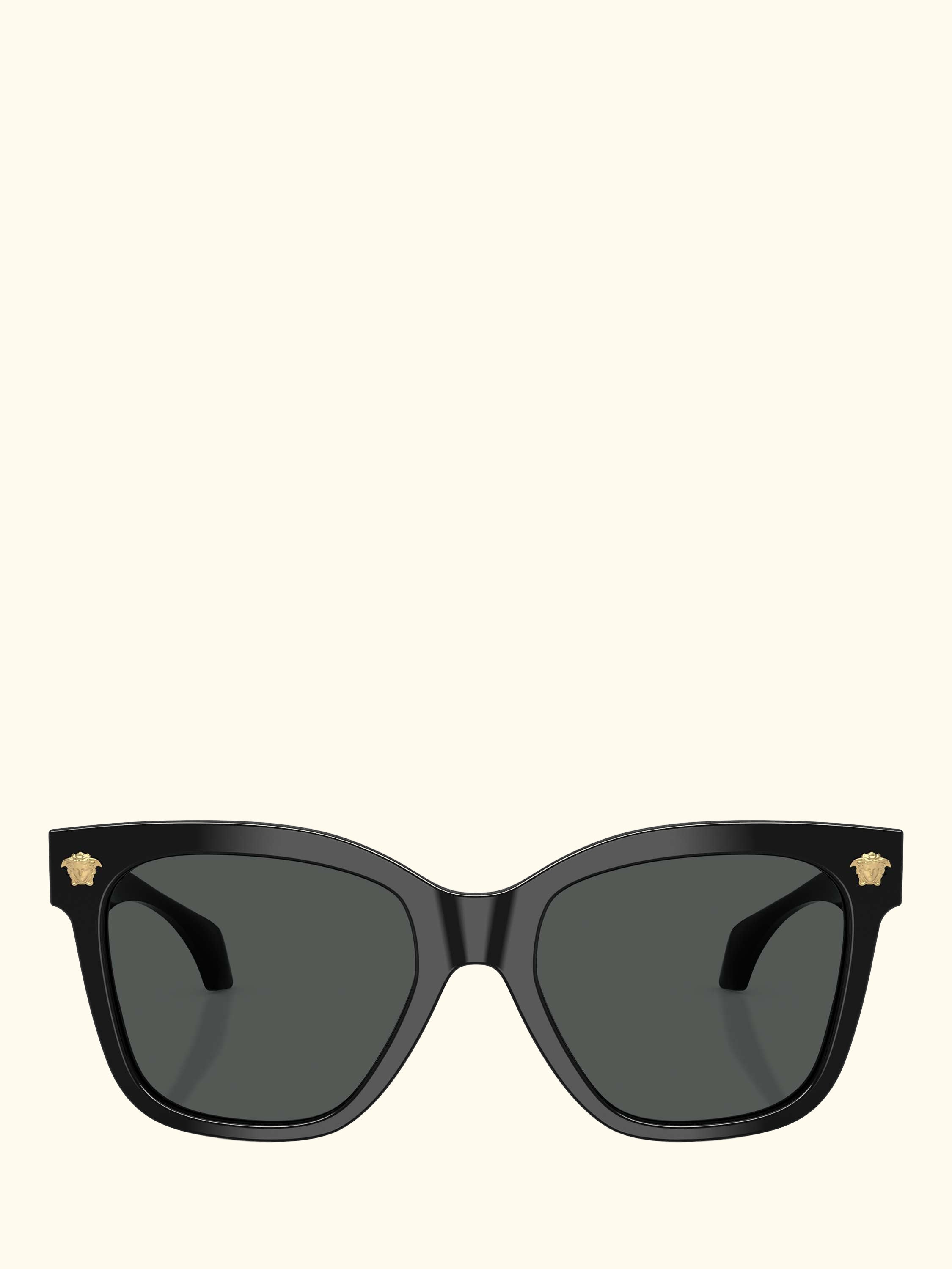 VE4511 Square Sunglasses, Black/Grey