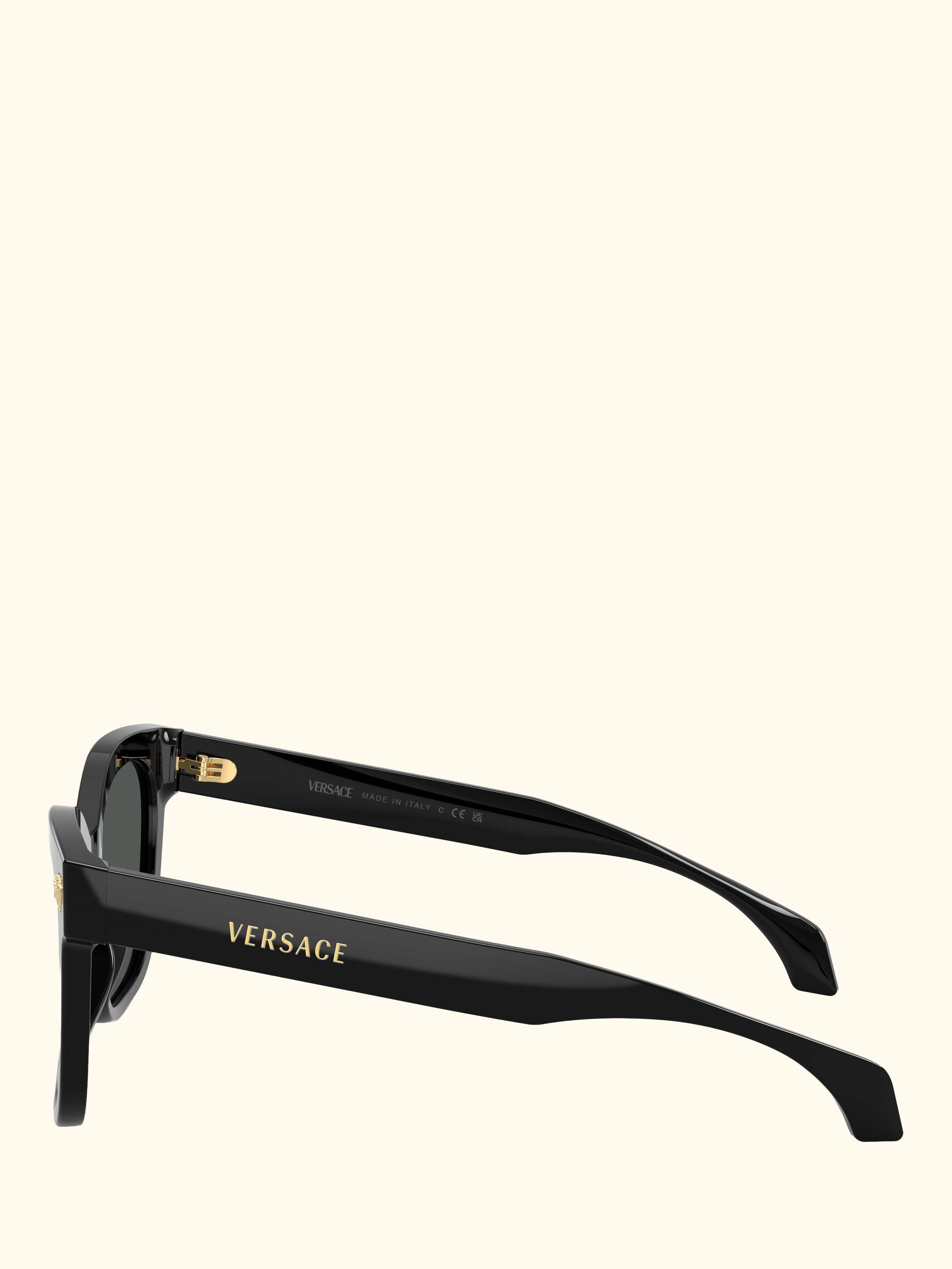VE4511 Square Sunglasses, Black/Grey