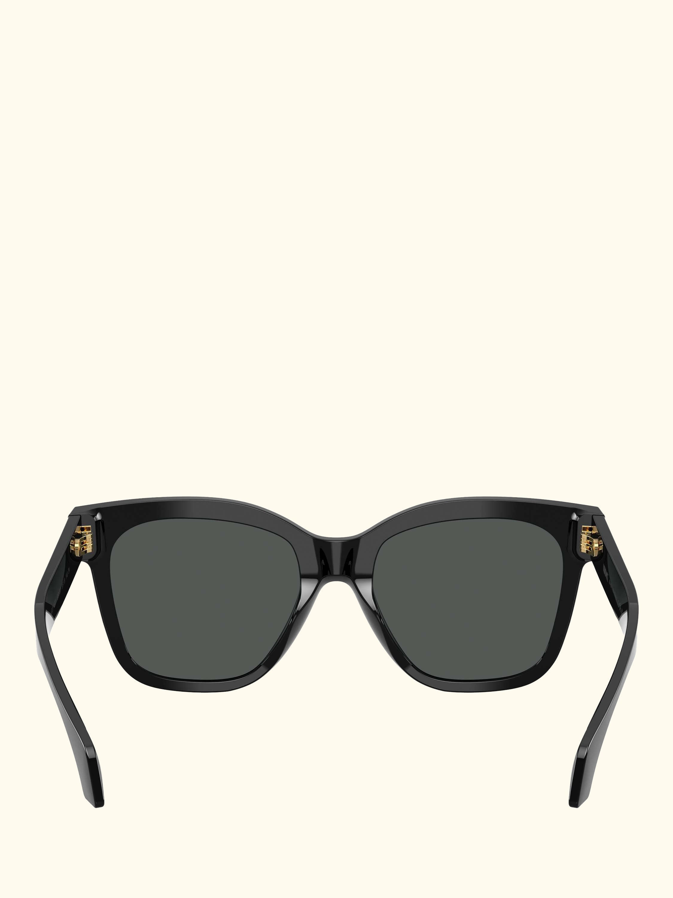 VE4511 Square Sunglasses, Black/Grey