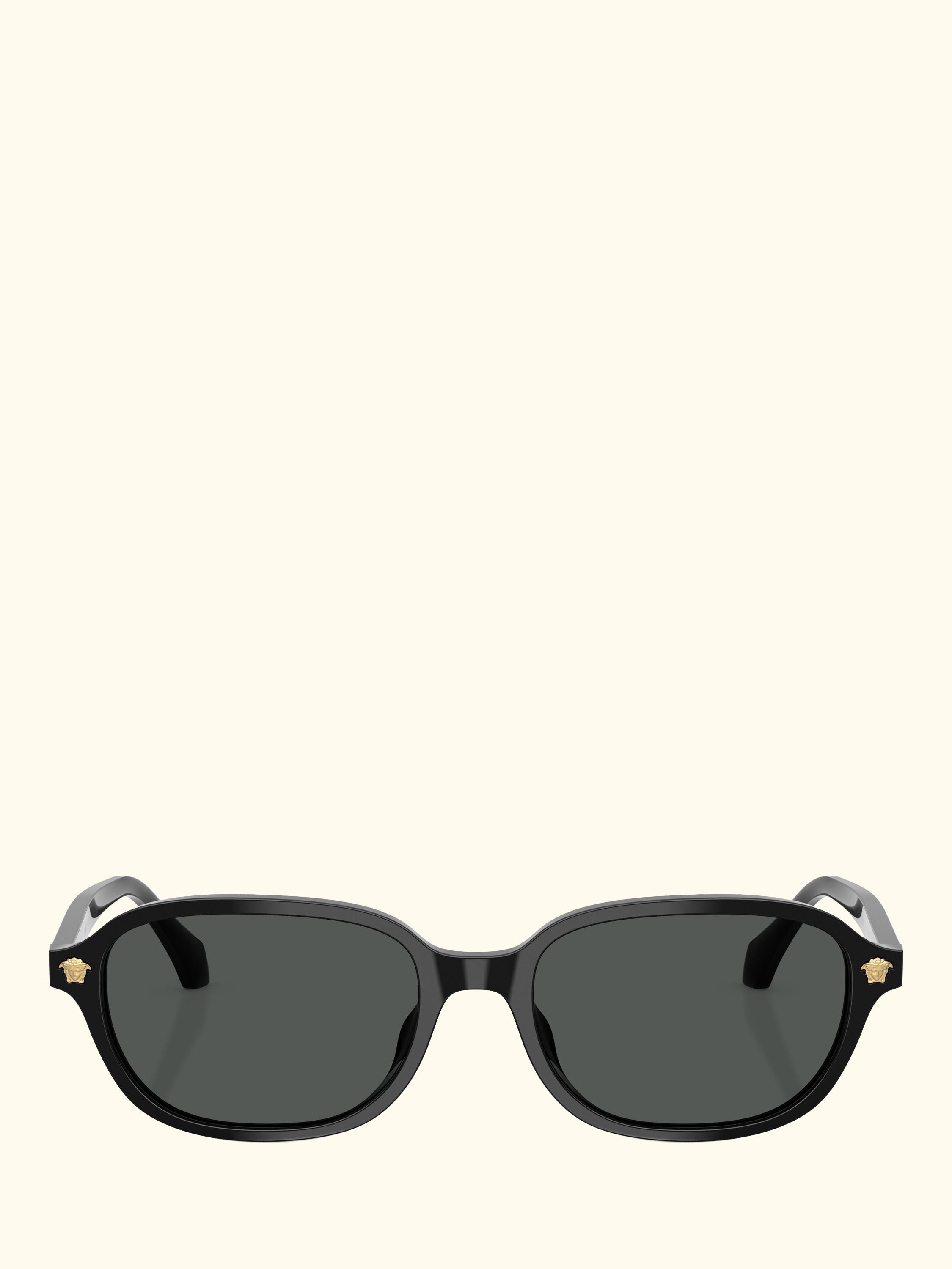 VE4514D Oval Sunglasses, Black
