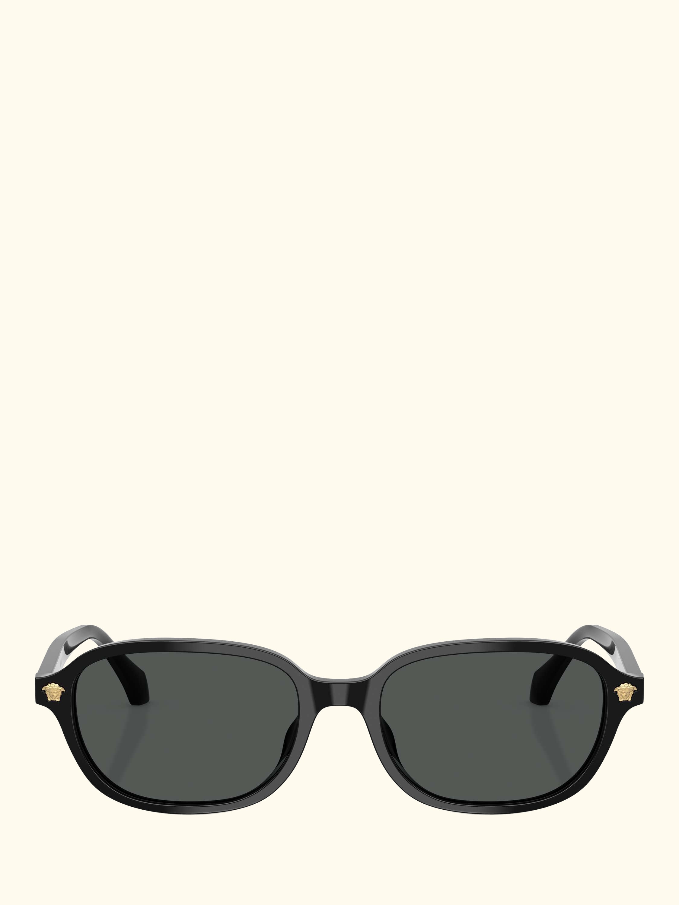 VE4514D Oval Sunglasses, Black