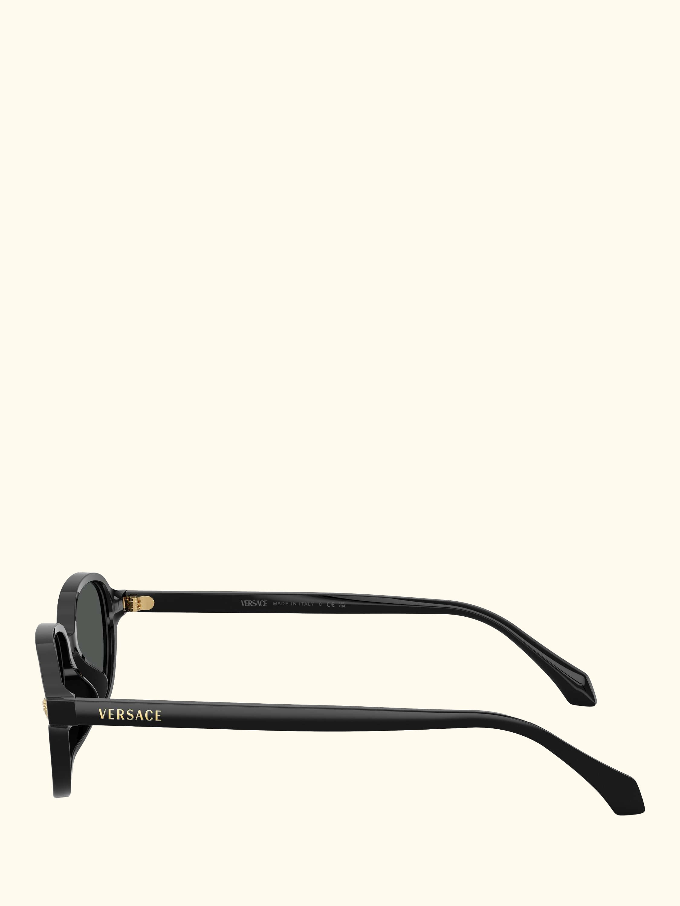 VE4514D Oval Sunglasses, Black