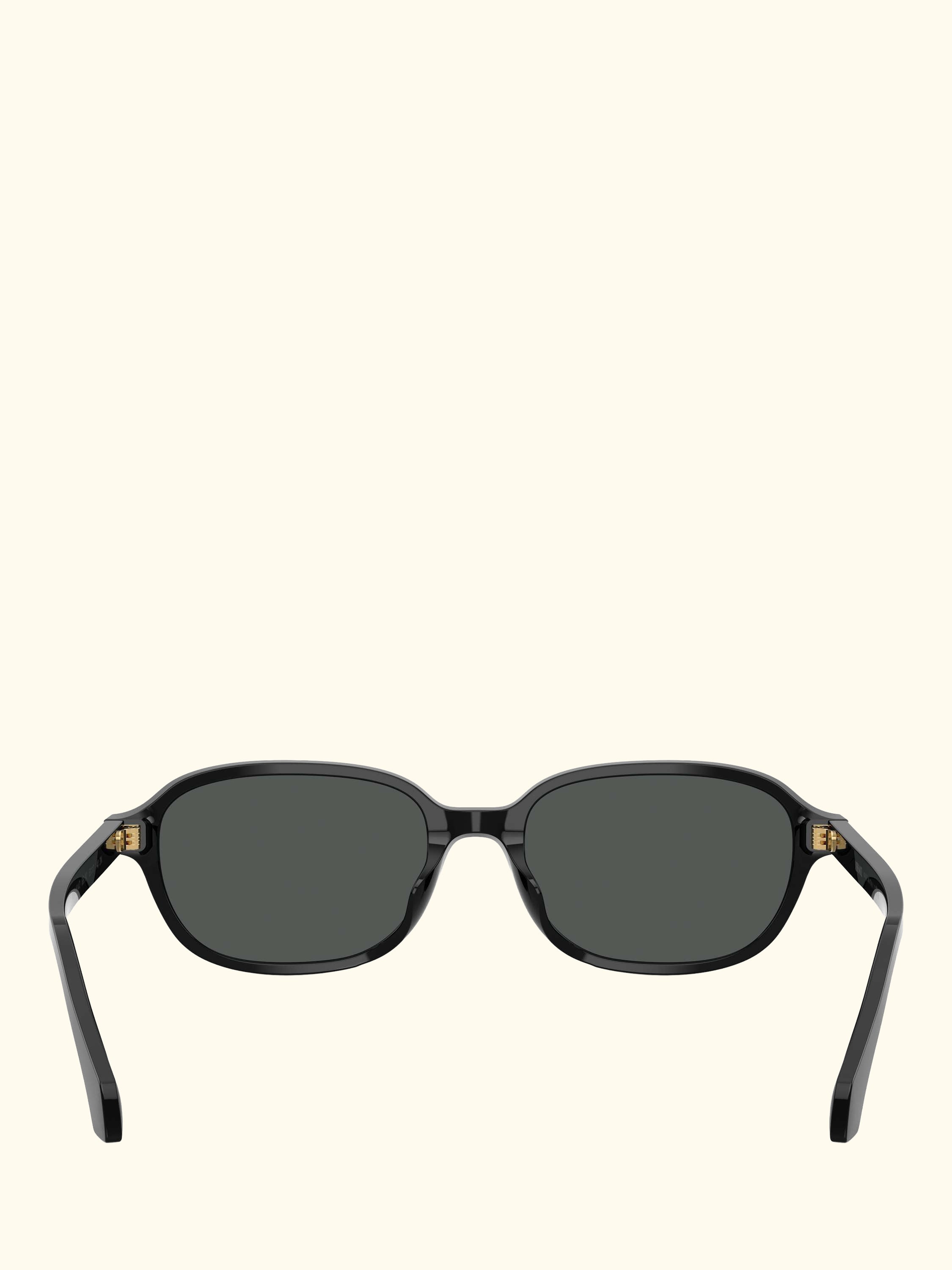 VE4514D Oval Sunglasses, Black