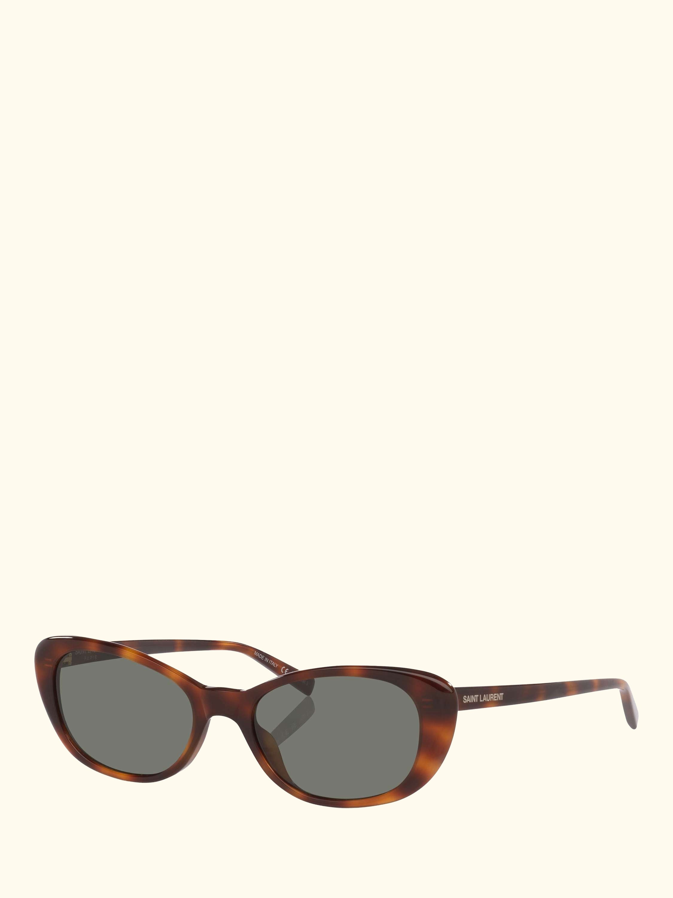 YS000876 Cat Eye Sunglasses, Tortoise/Grey