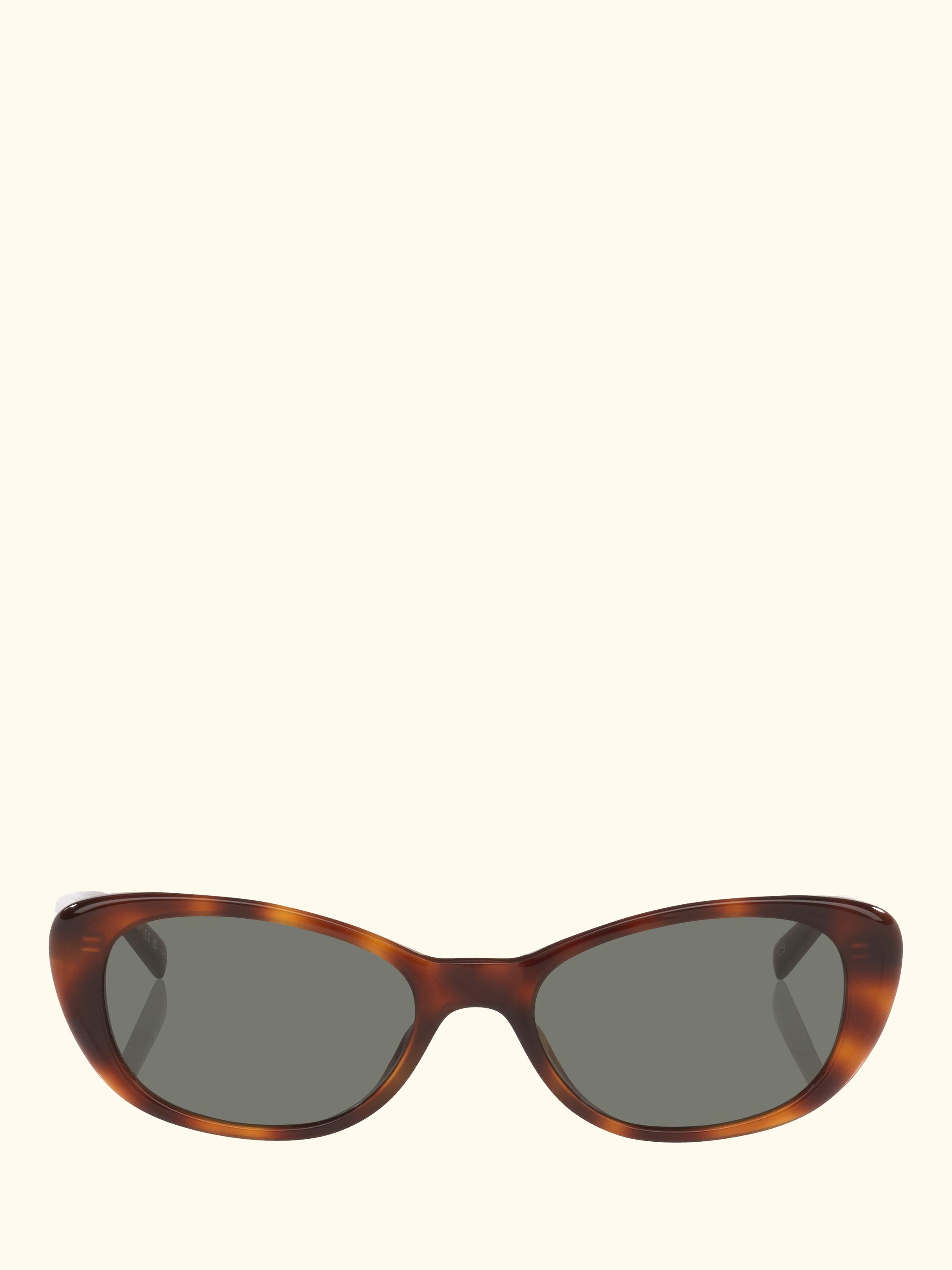 YS000876 Cat Eye Sunglasses, Tortoise/Grey