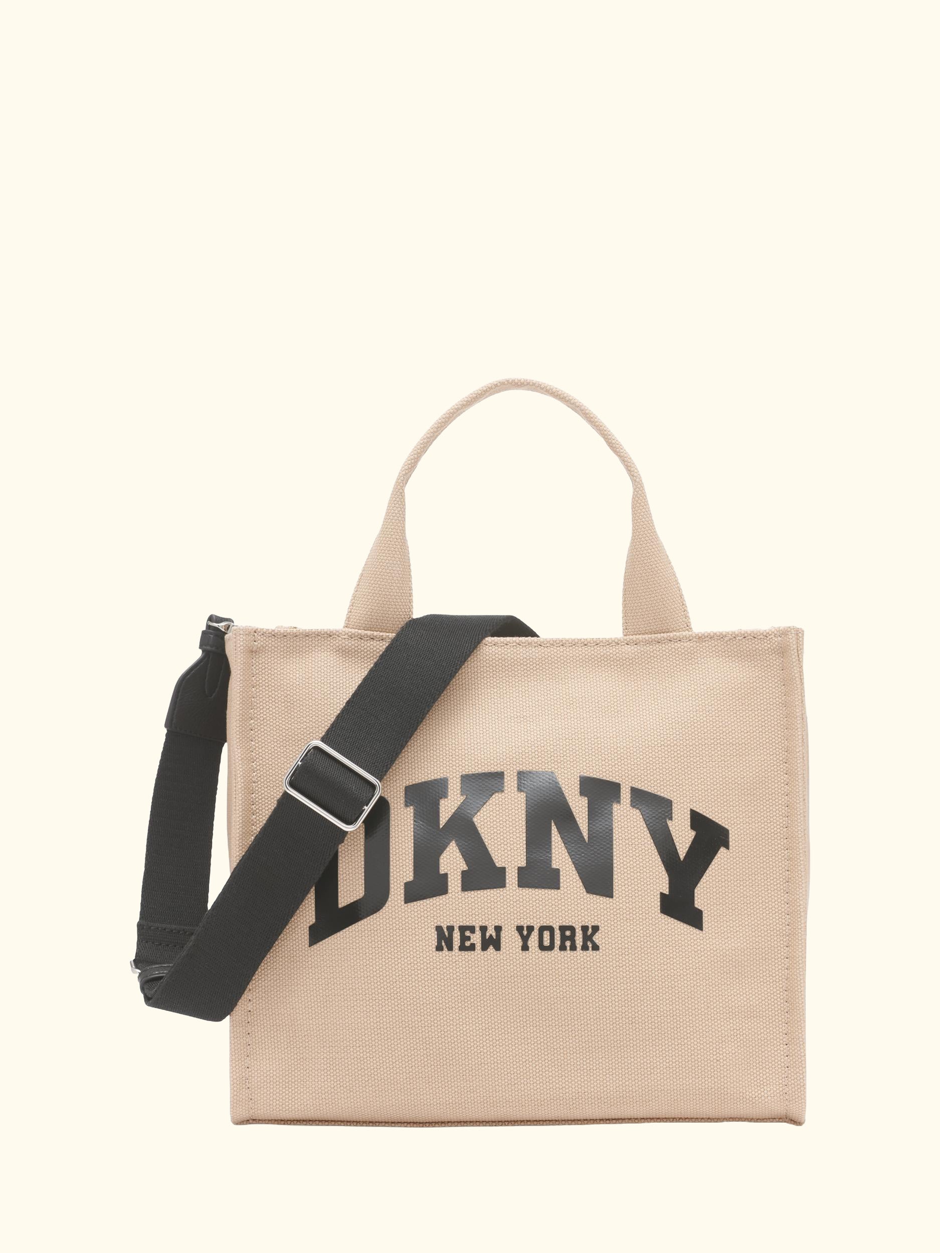 Hadlee Canvas Tote Bag, Khaki/Black