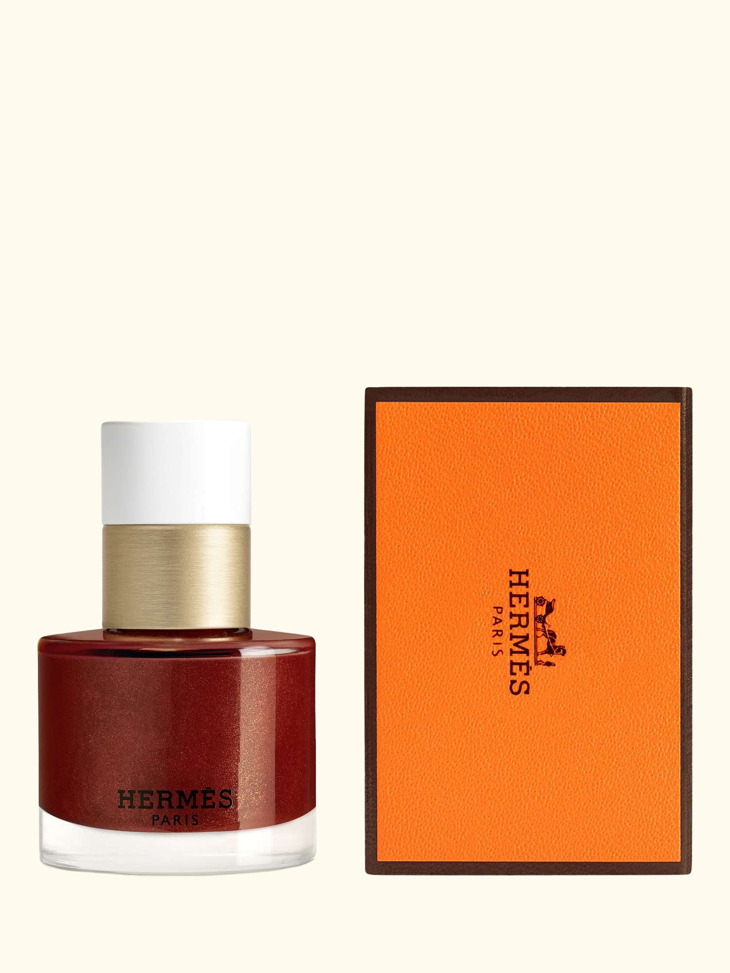 Limited Edition Les Mains Hermès Nail Polish, Brun Hélios