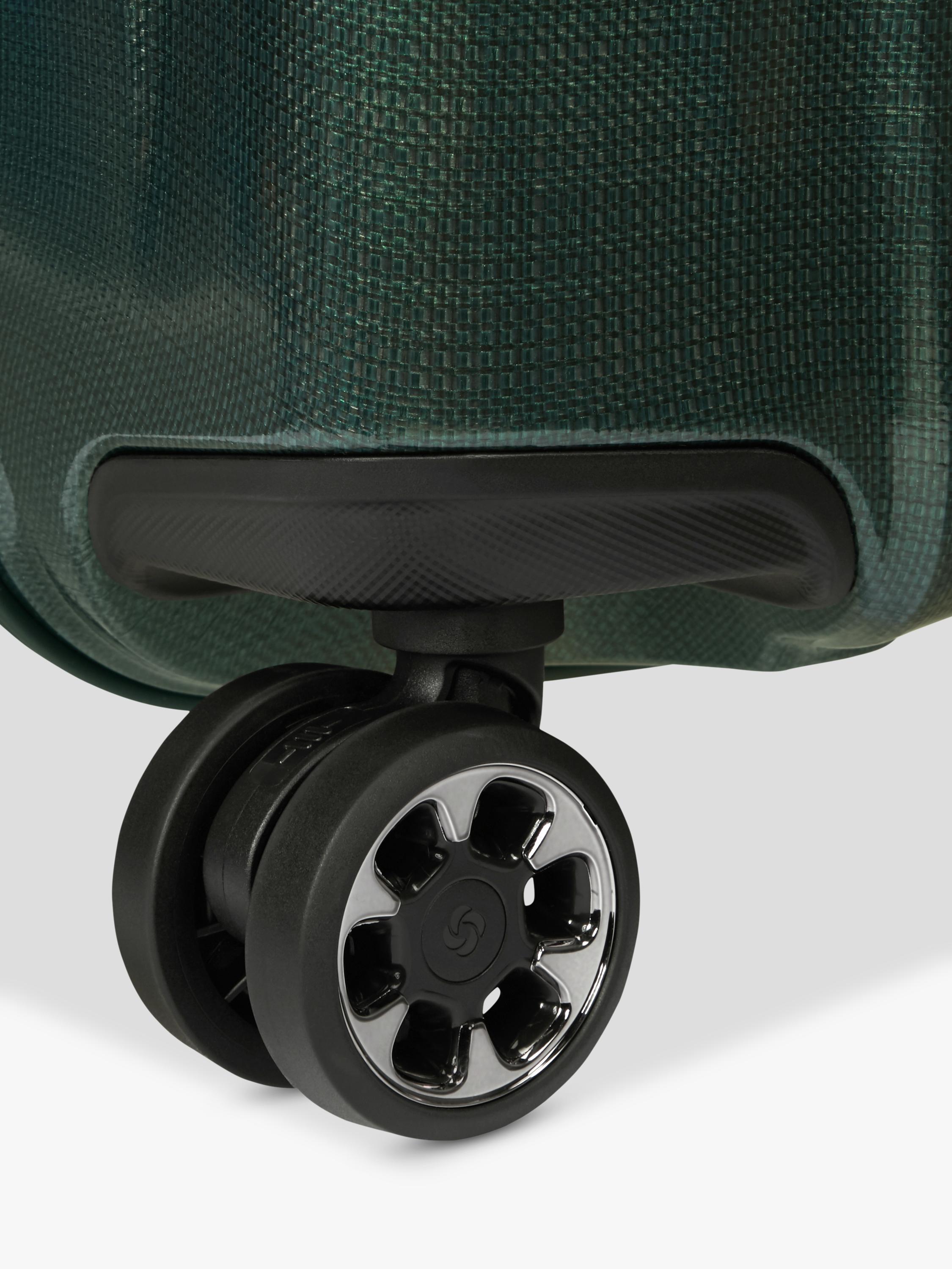 Nexis 82cm Expandable Double Wheel Spinner Suitcase, 134/147L, Black