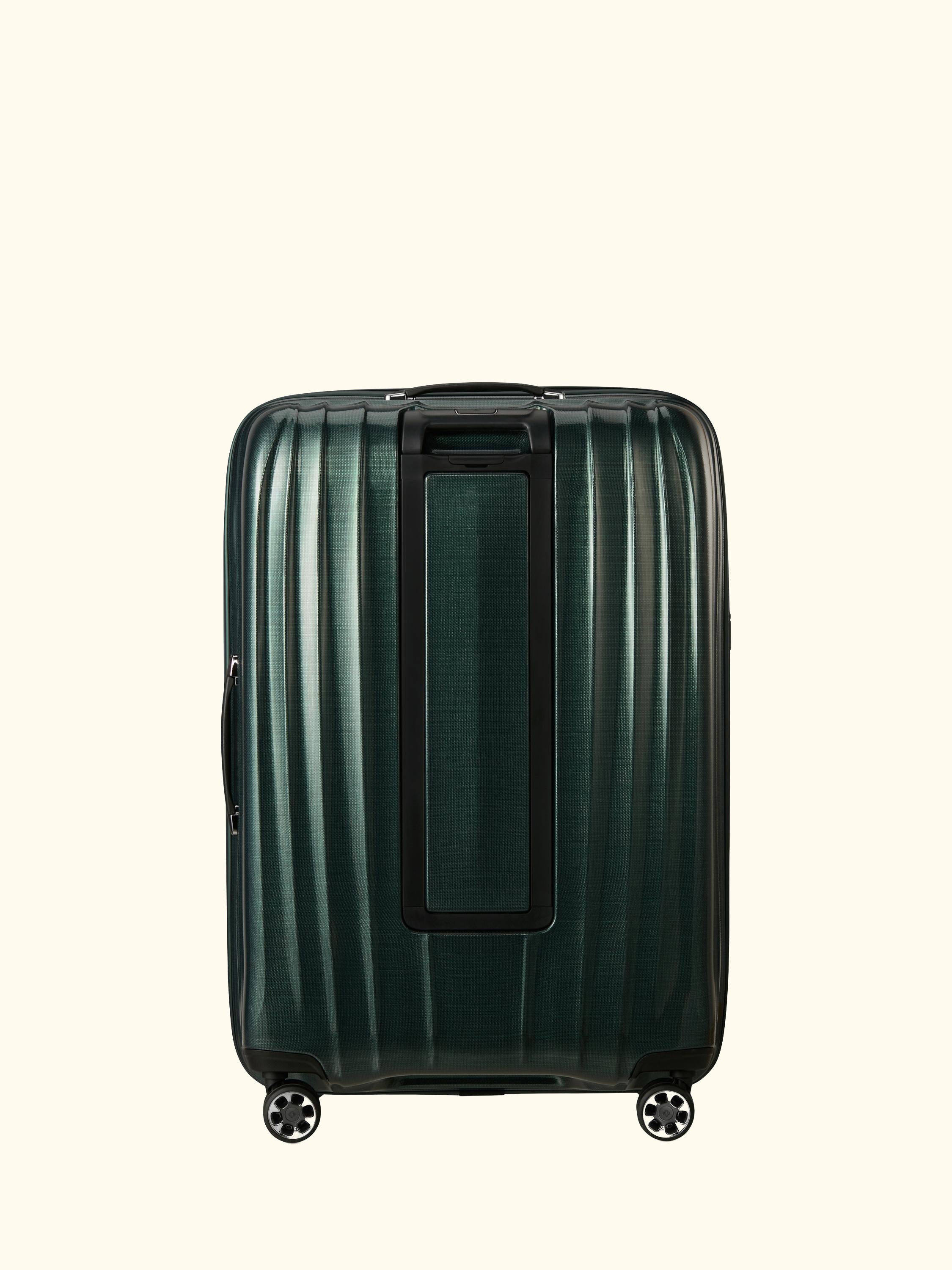 Nexis 82cm Expandable Double Wheel Spinner Suitcase, 134/147L, Black