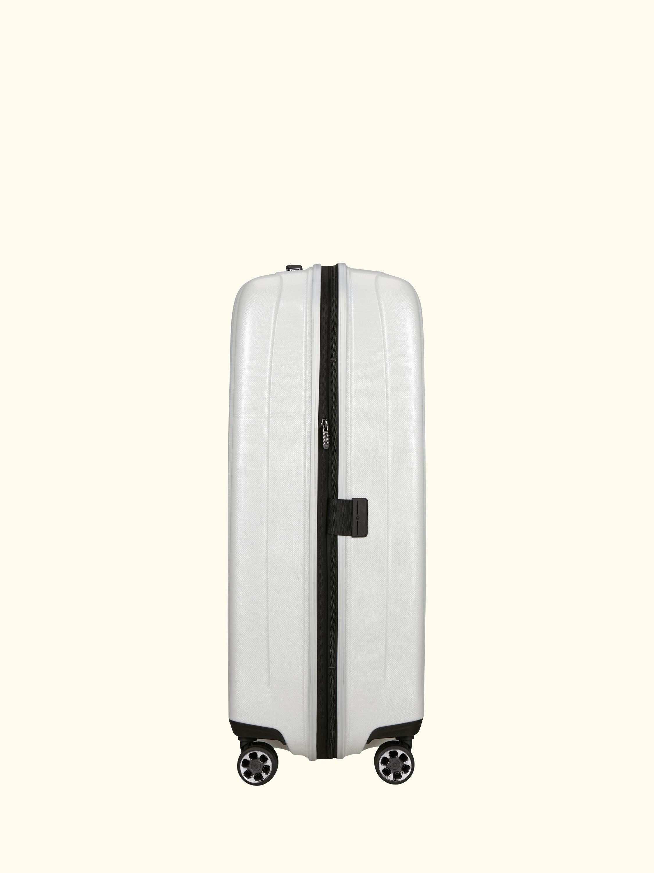 Nexis 82cm Expandable Double Wheel Spinner Suitcase, 134/147L, Black