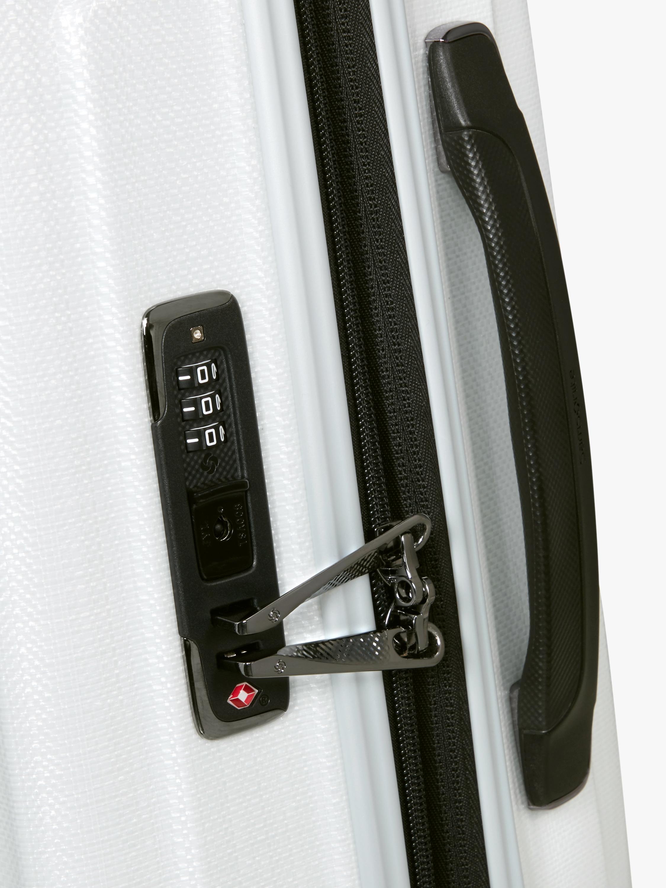 Nexis 82cm Expandable Double Wheel Spinner Suitcase, 134/147L, Black