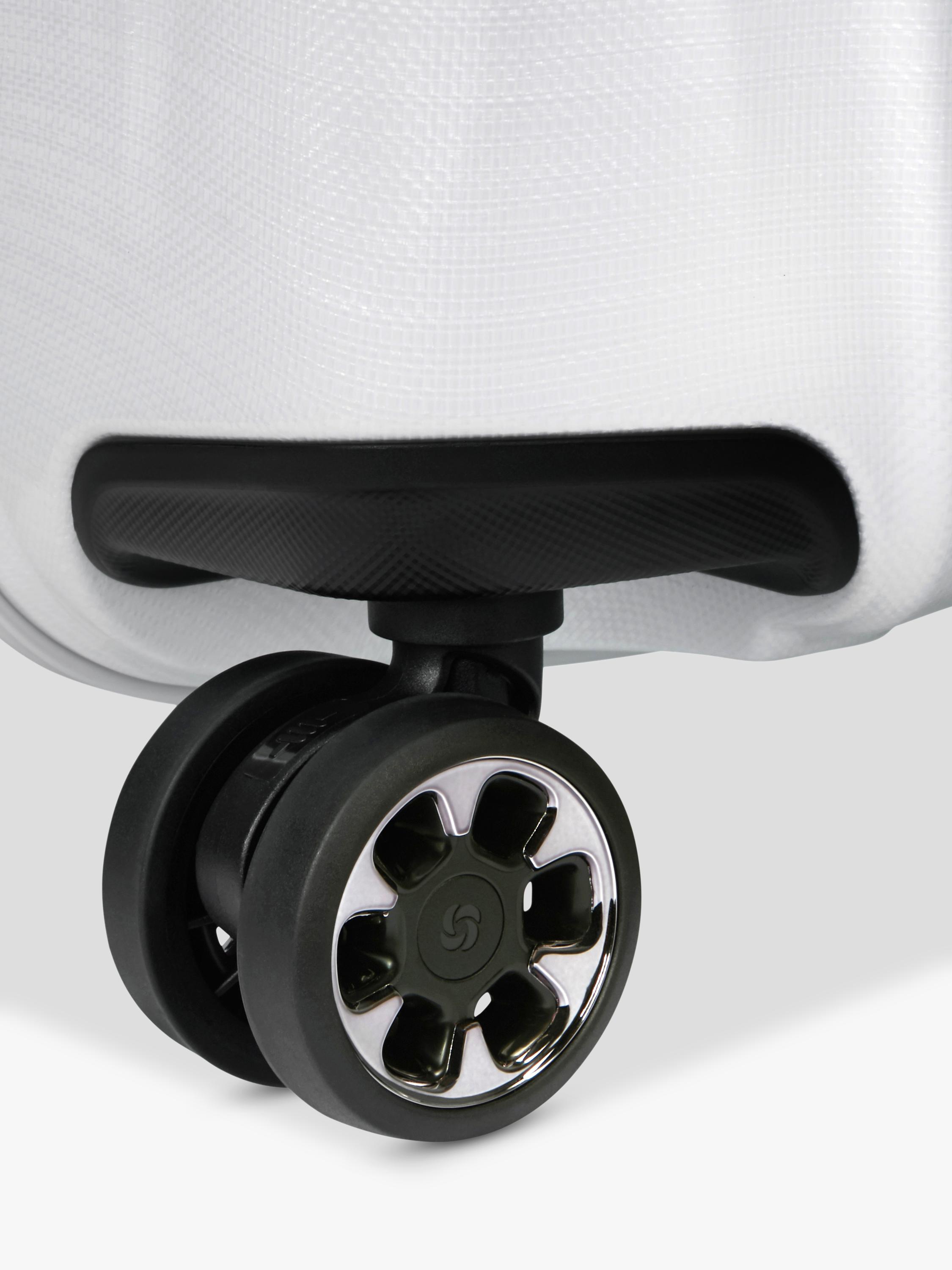 Nexis 82cm Expandable Double Wheel Spinner Suitcase, 134/147L, Black