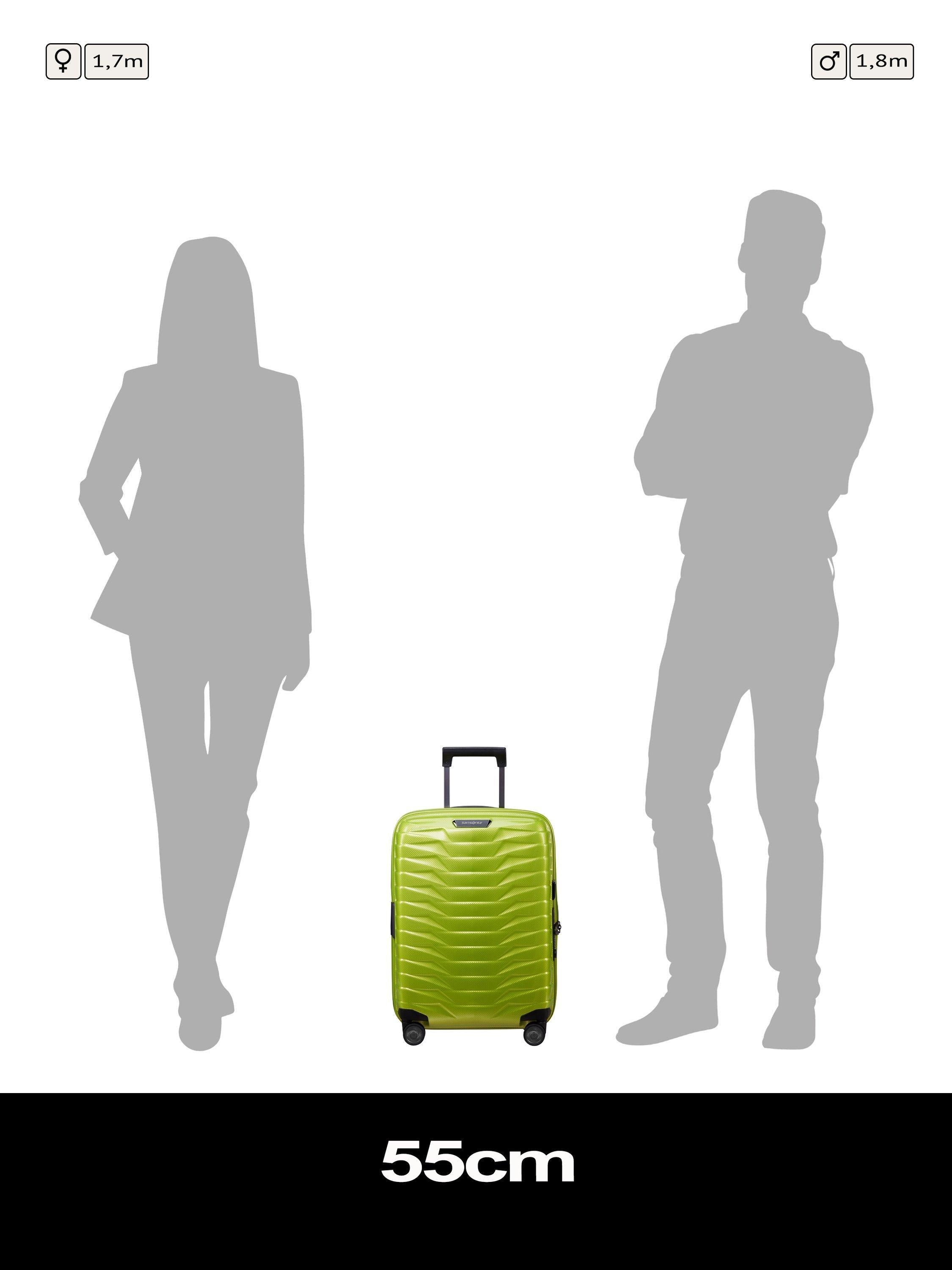 Proxis 55cm, 40cm Wide Expandable 4-Wheeled Cabin Suitcase 40/46