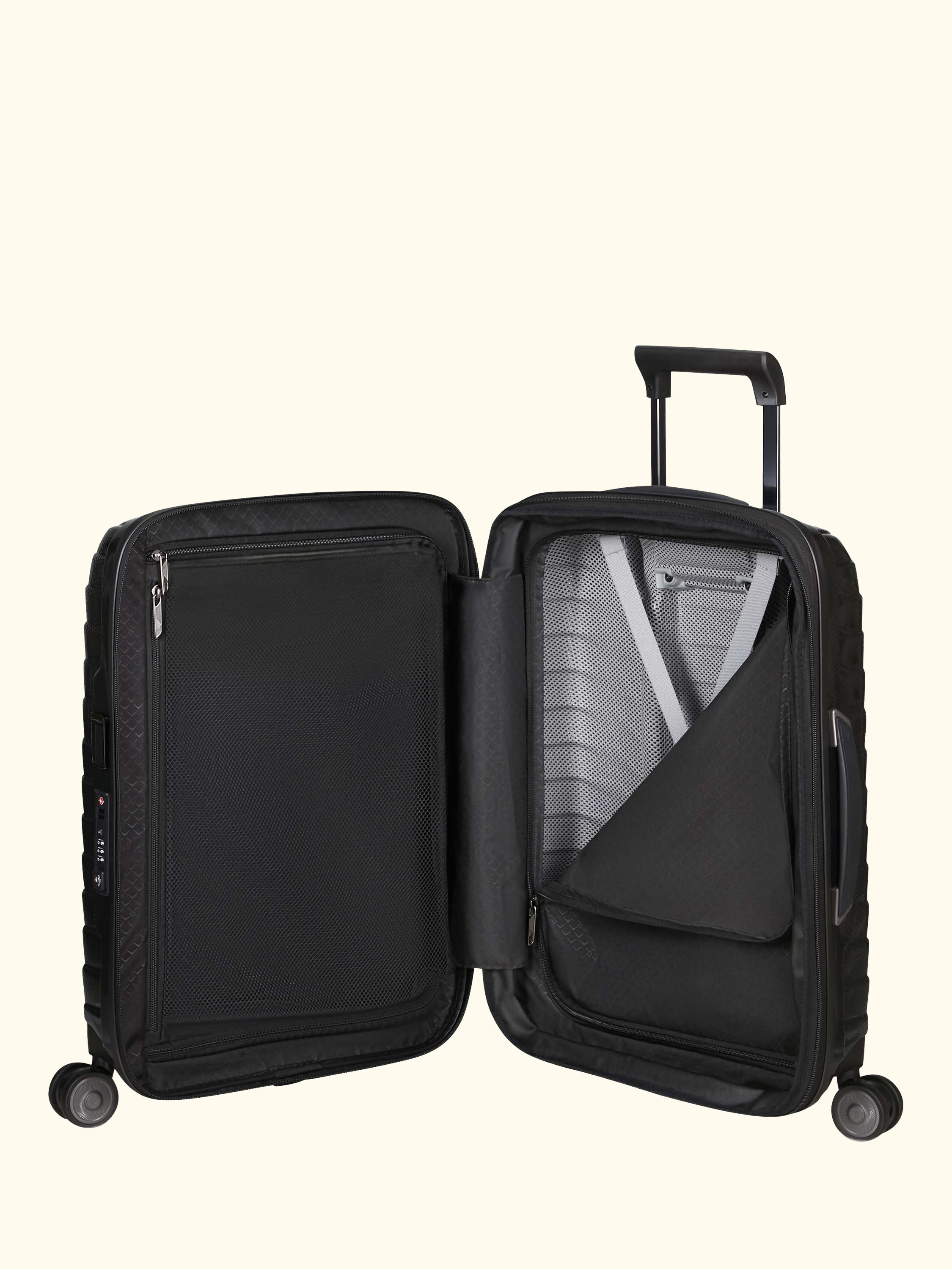 Proxis 55cm, 40cm Wide Expandable 4-Wheeled Cabin Suitcase 40/46
