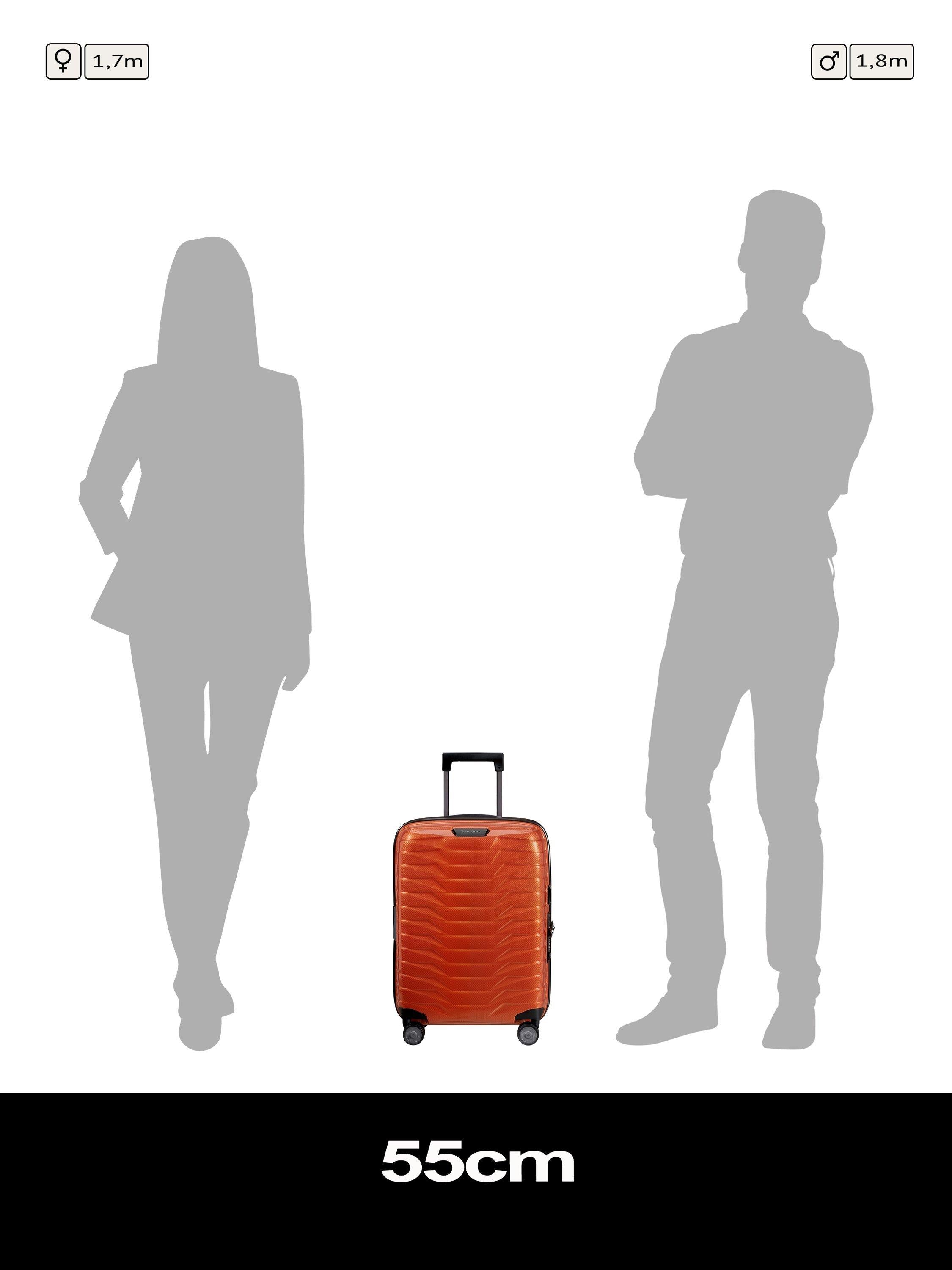 Proxis 55cm, 40cm Wide Expandable 4-Wheeled Cabin Suitcase 40/46