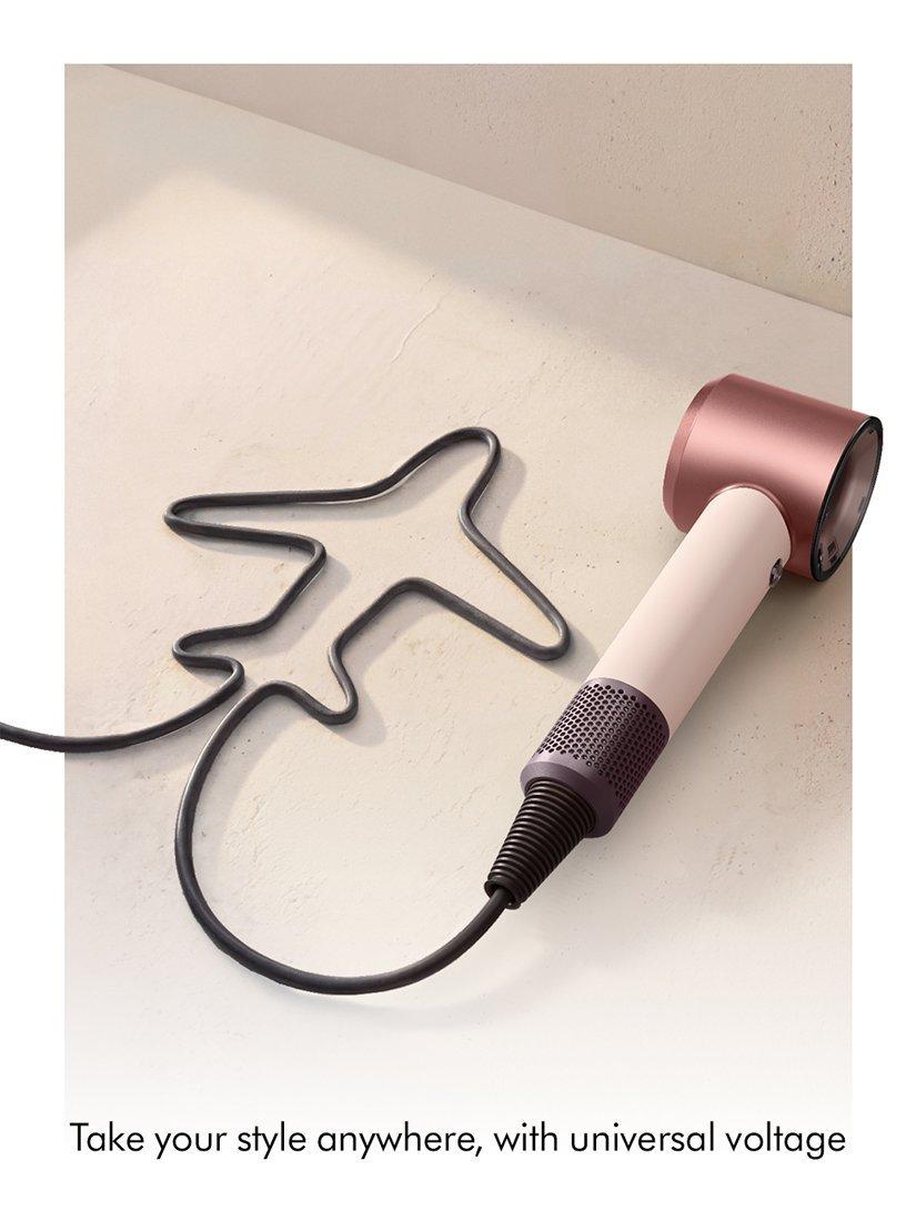 Supersonic Travel Hair Dryer, Ceramic Pink