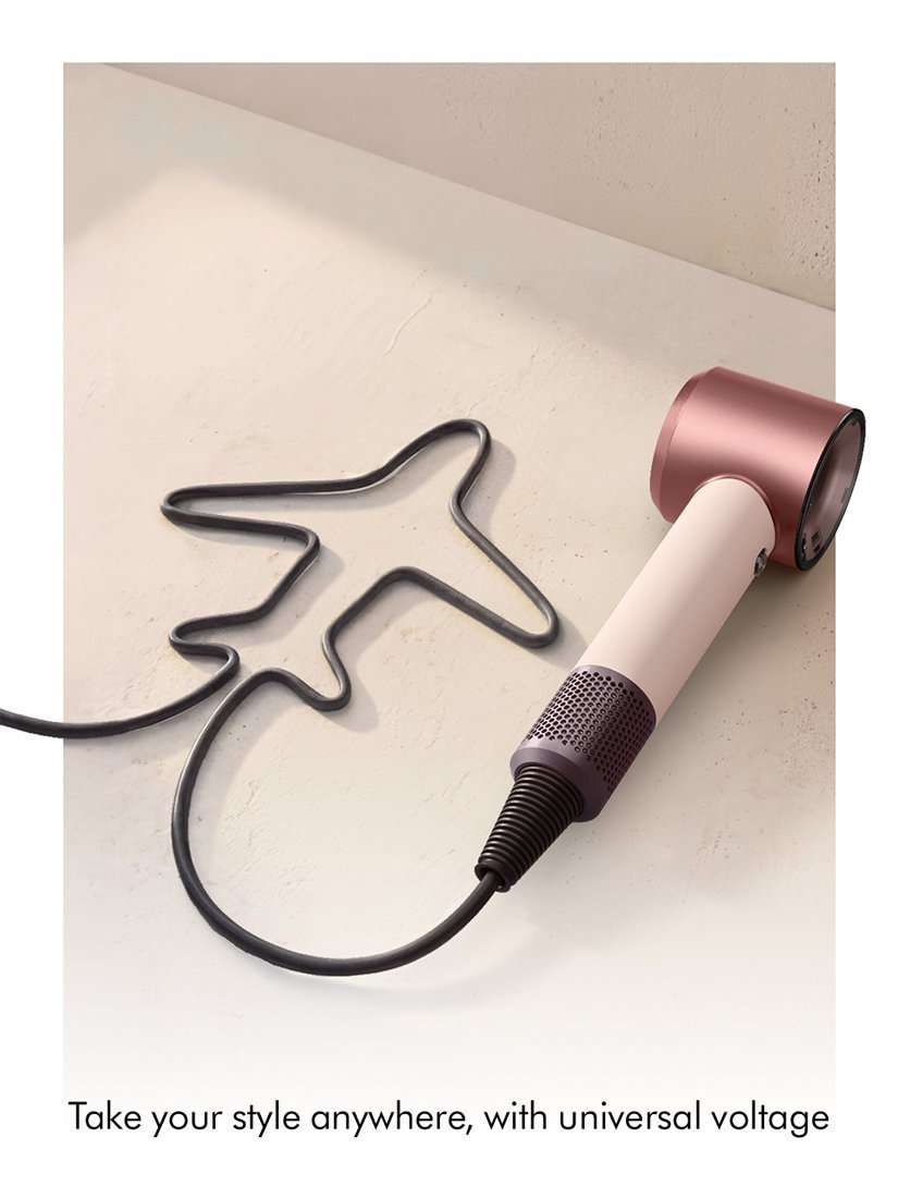 Supersonic Travel Hair Dryer, Ceramic Pink