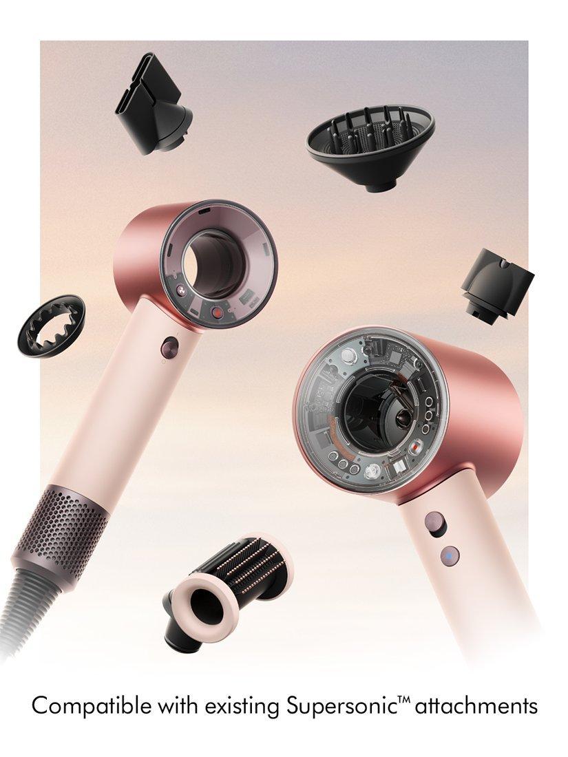 Supersonic Travel Hair Dryer, Ceramic Pink