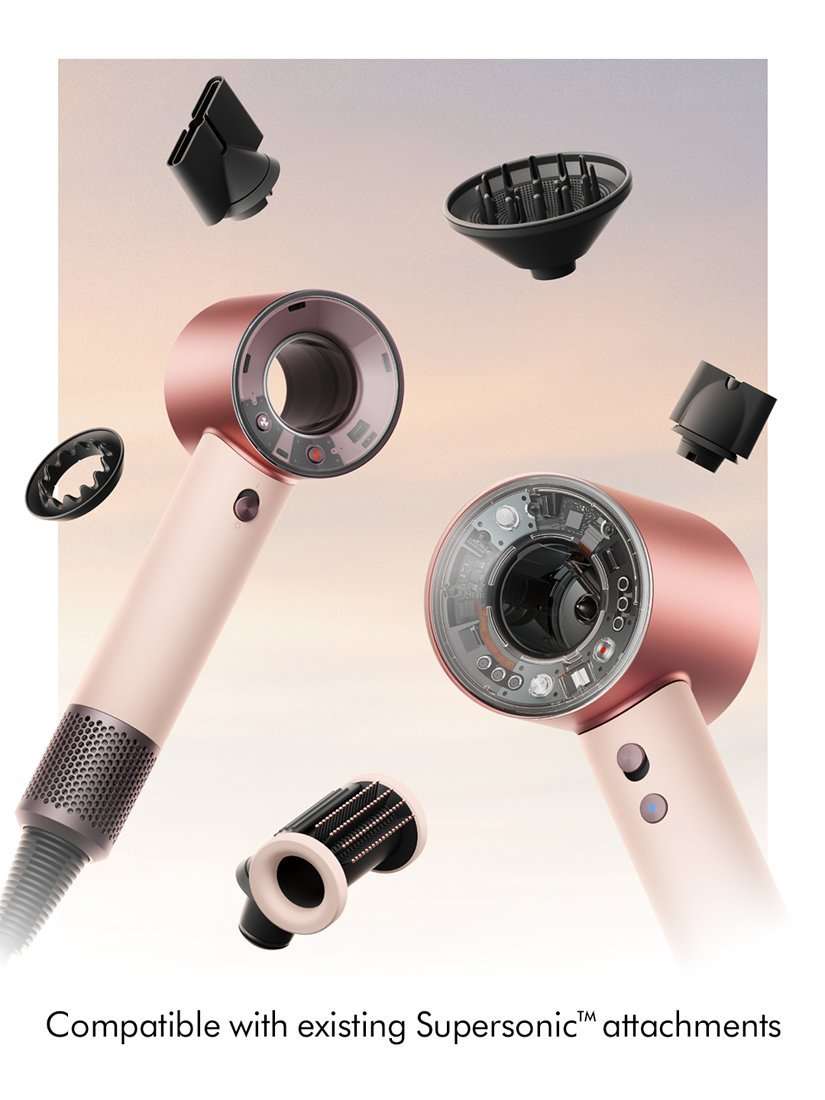 Supersonic Travel Hair Dryer, Ceramic Pink