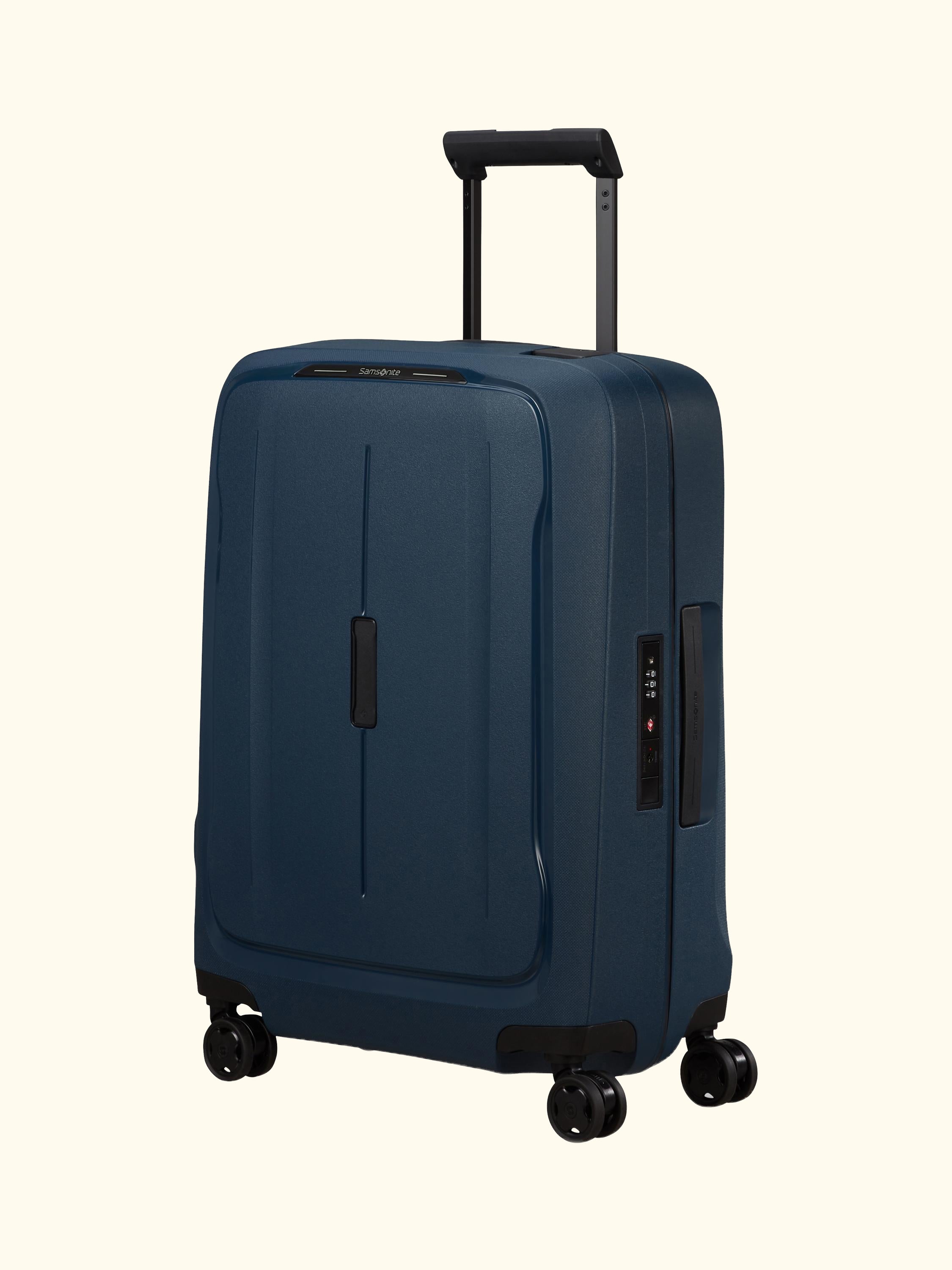 Essens 55cm Zipped Expandable 8-Wheel Cabin Suitcase, 23/26L