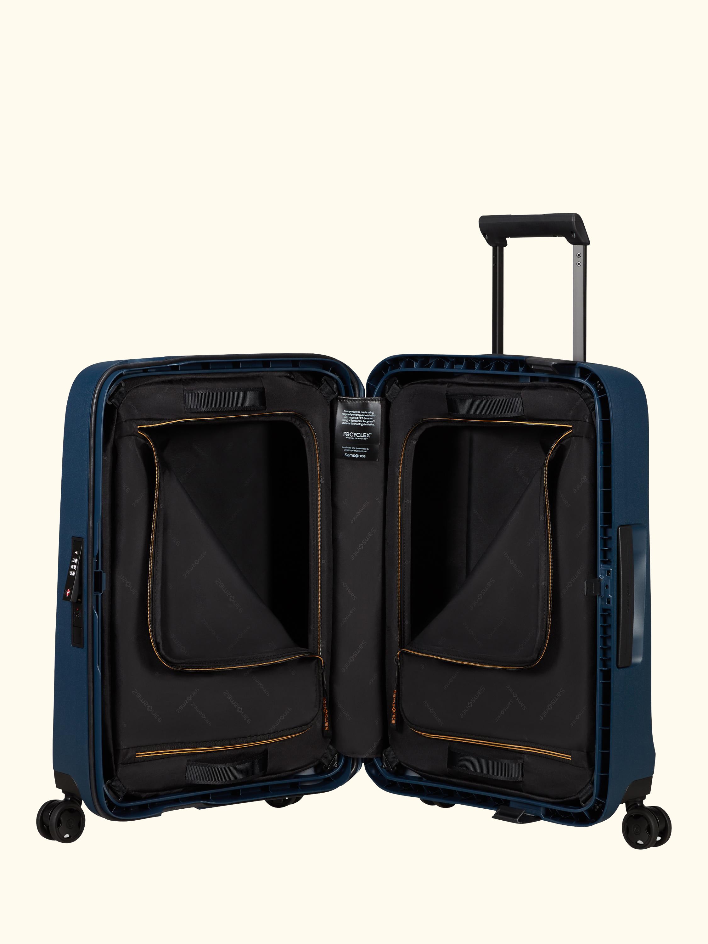 Essens 55cm Zipped Expandable 8-Wheel Cabin Suitcase, 23/26L