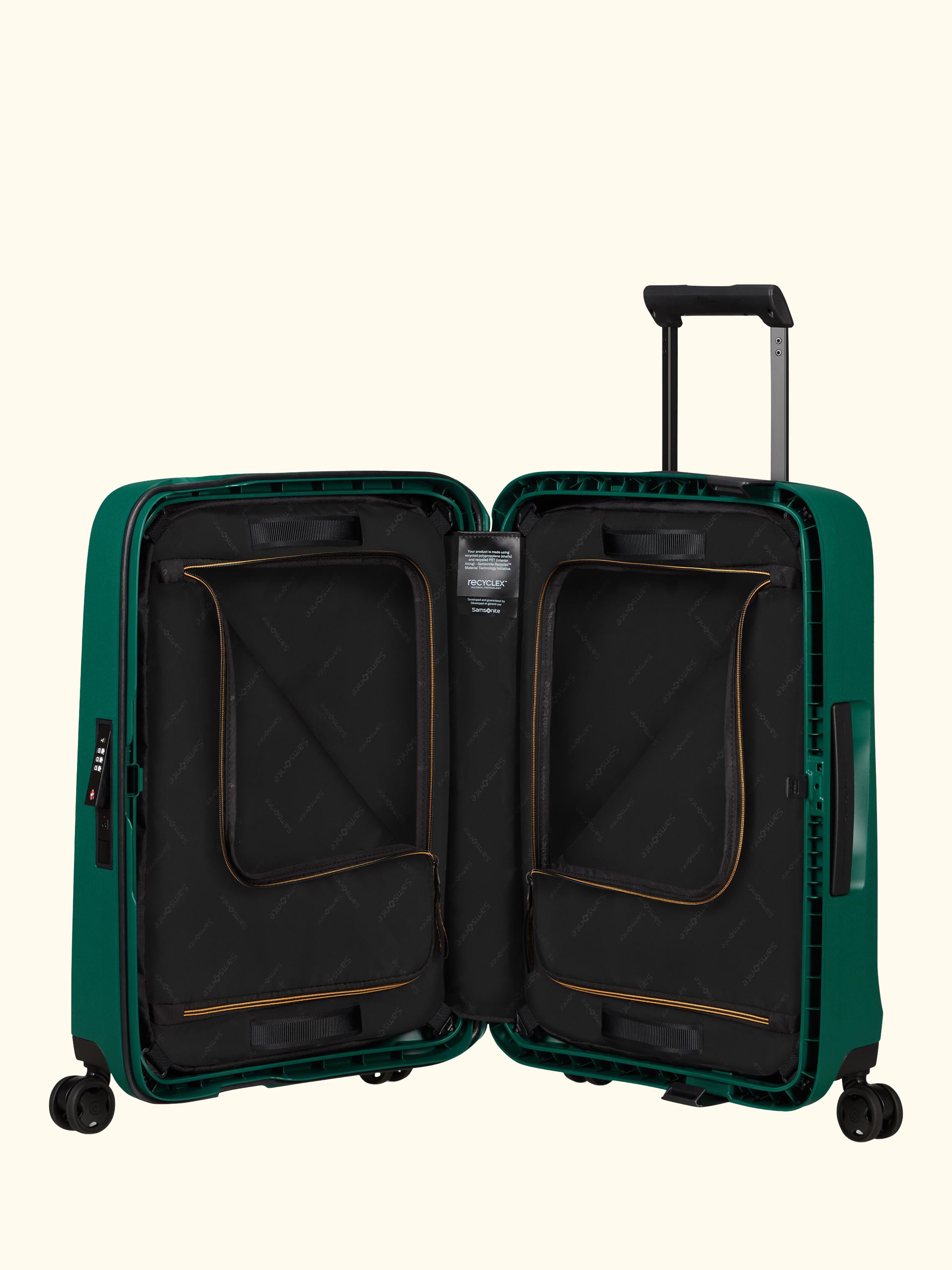 Essens 55cm Zipped Expandable 8-Wheel Cabin Suitcase, 23/26L