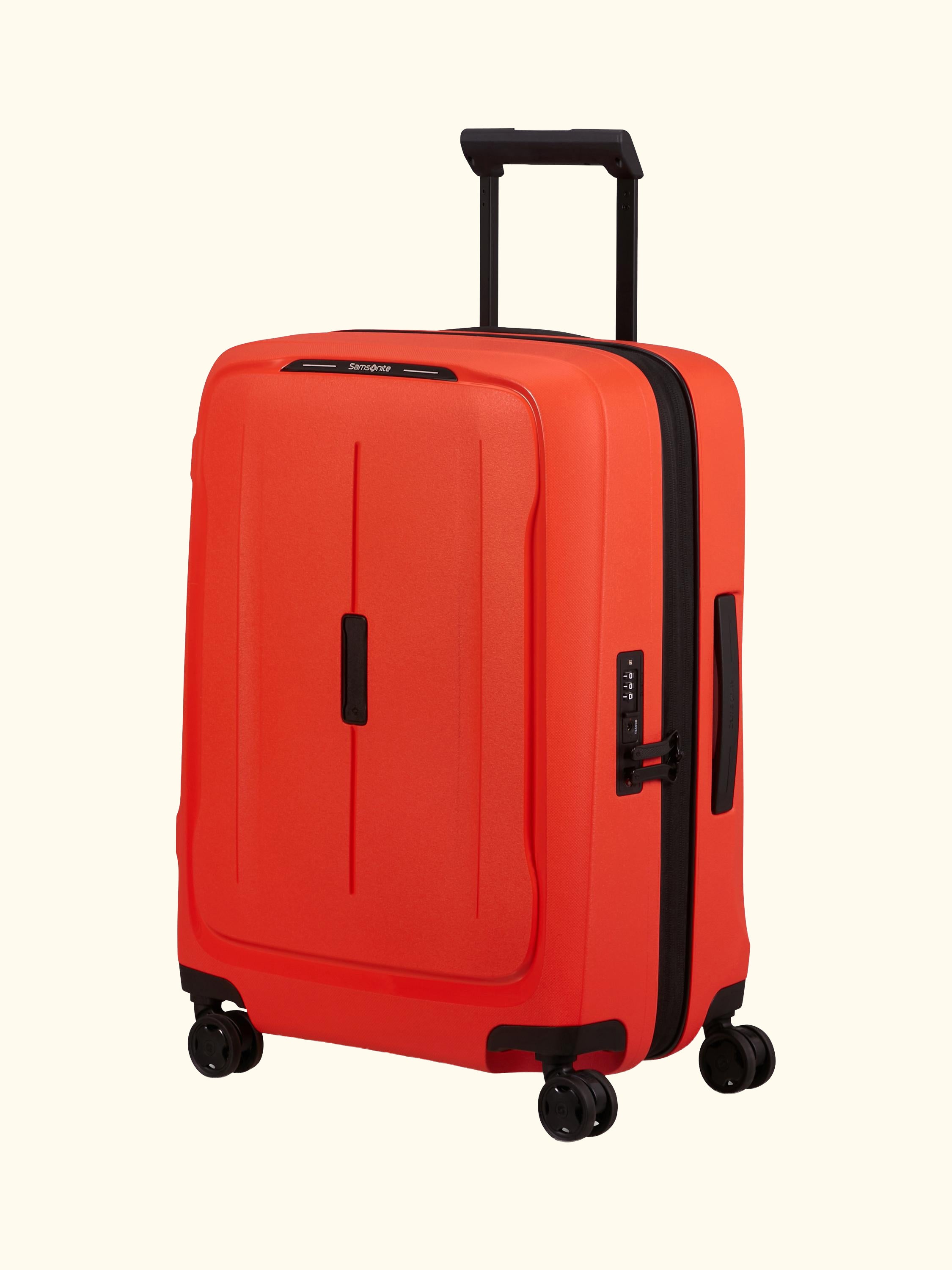 Essens 55cm Zipped Expandable 8-Wheel Cabin Suitcase, 23/26L