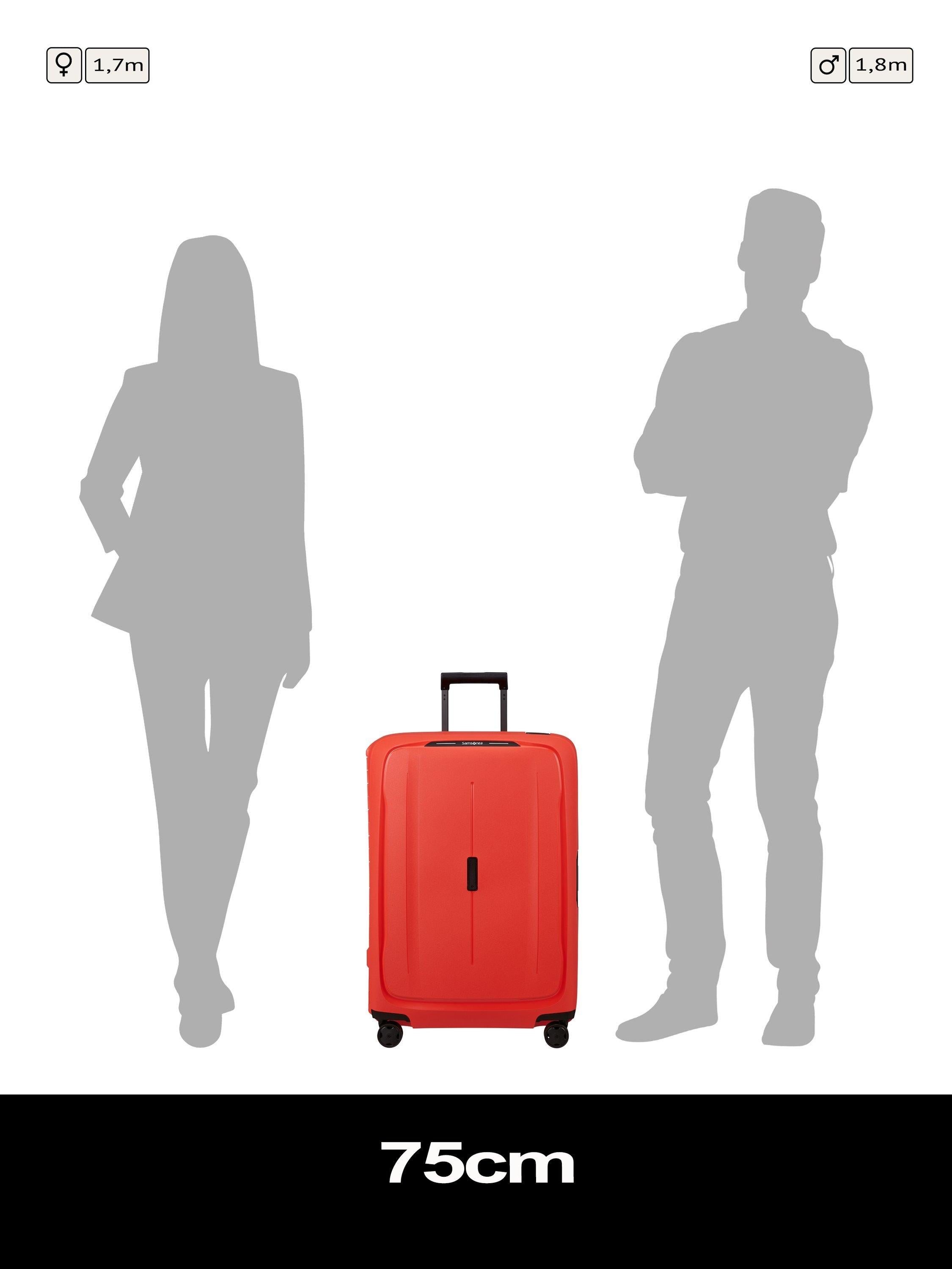 Essens 75cm Double Wheel Large Spinner Suitcase, 111L