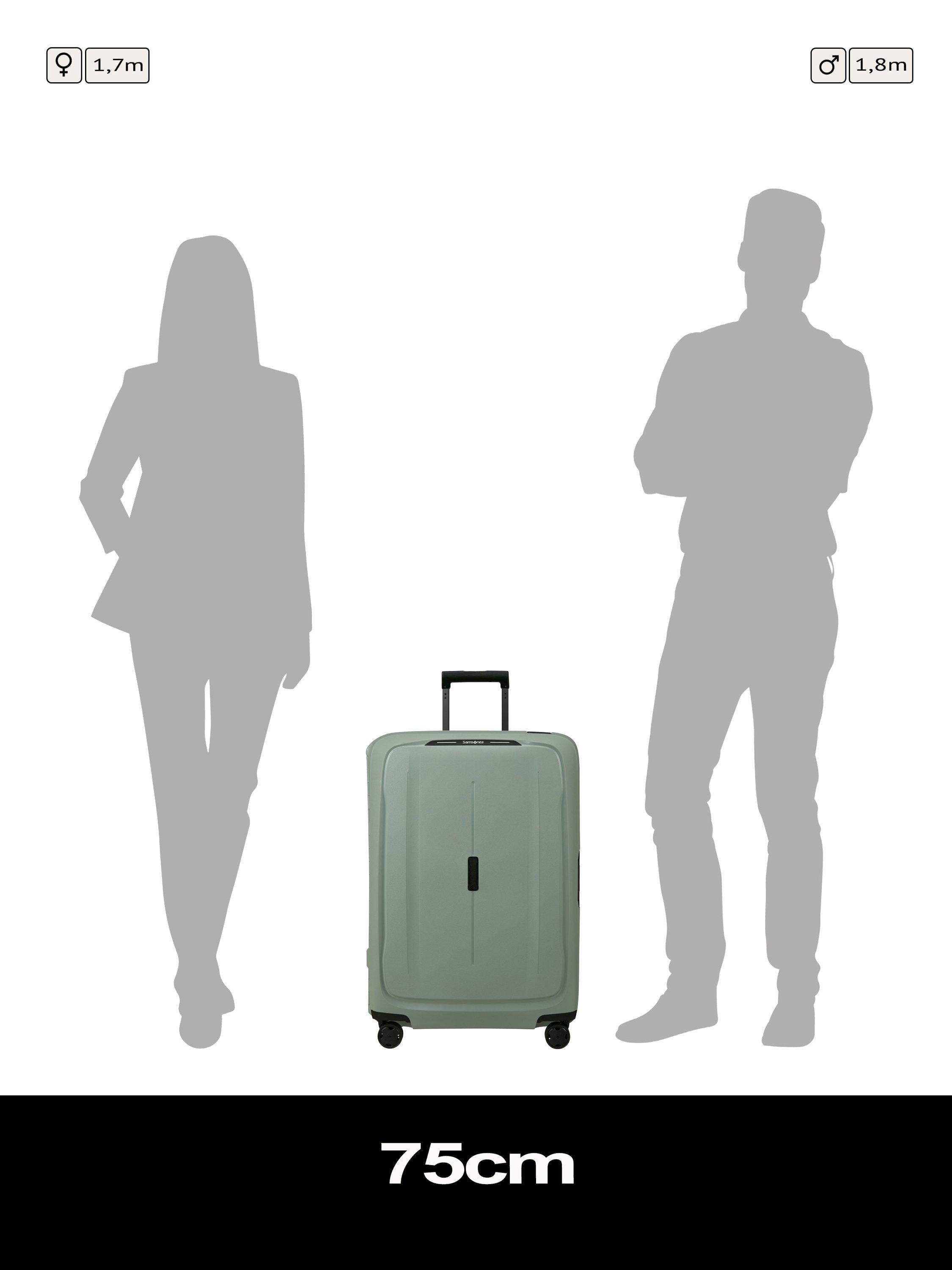 Essens 75cm Double Wheel Large Spinner Suitcase, 111L