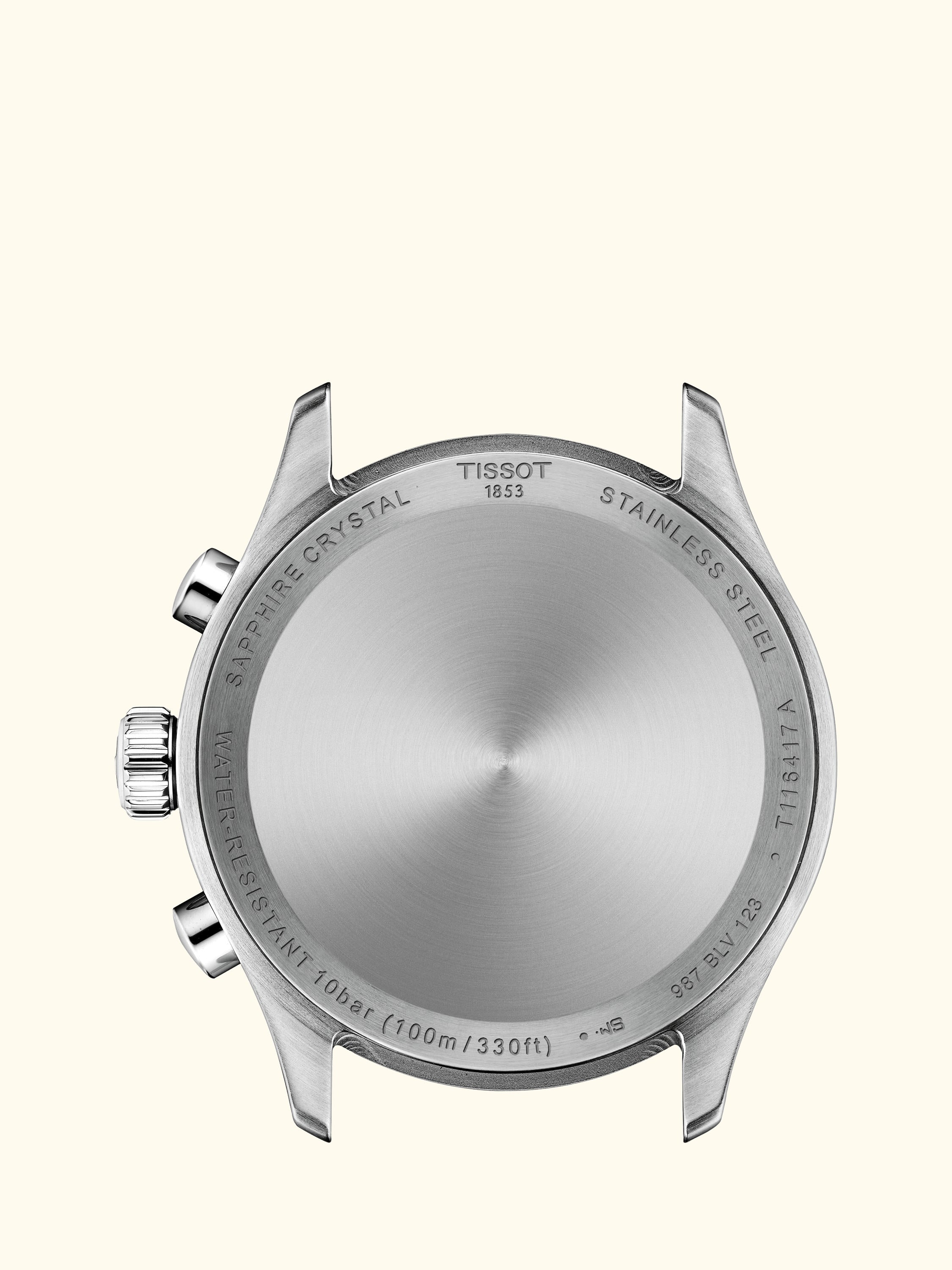T1164171109200 Men's Chrono L Round Bracelet Strap Watch, Green/Silver