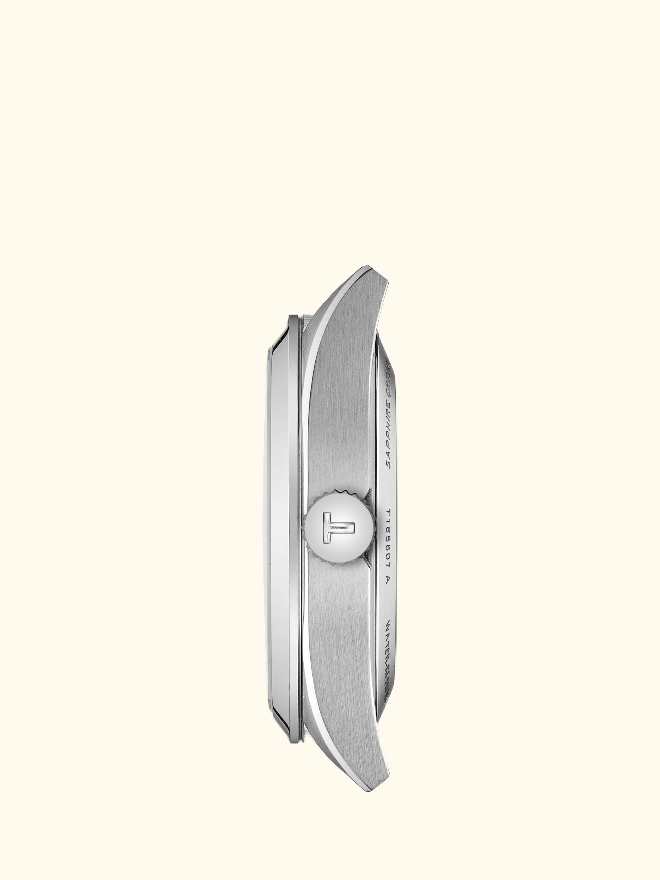 T1658071105100 Gentleman Bracelet Strap Watch, Black/Silver