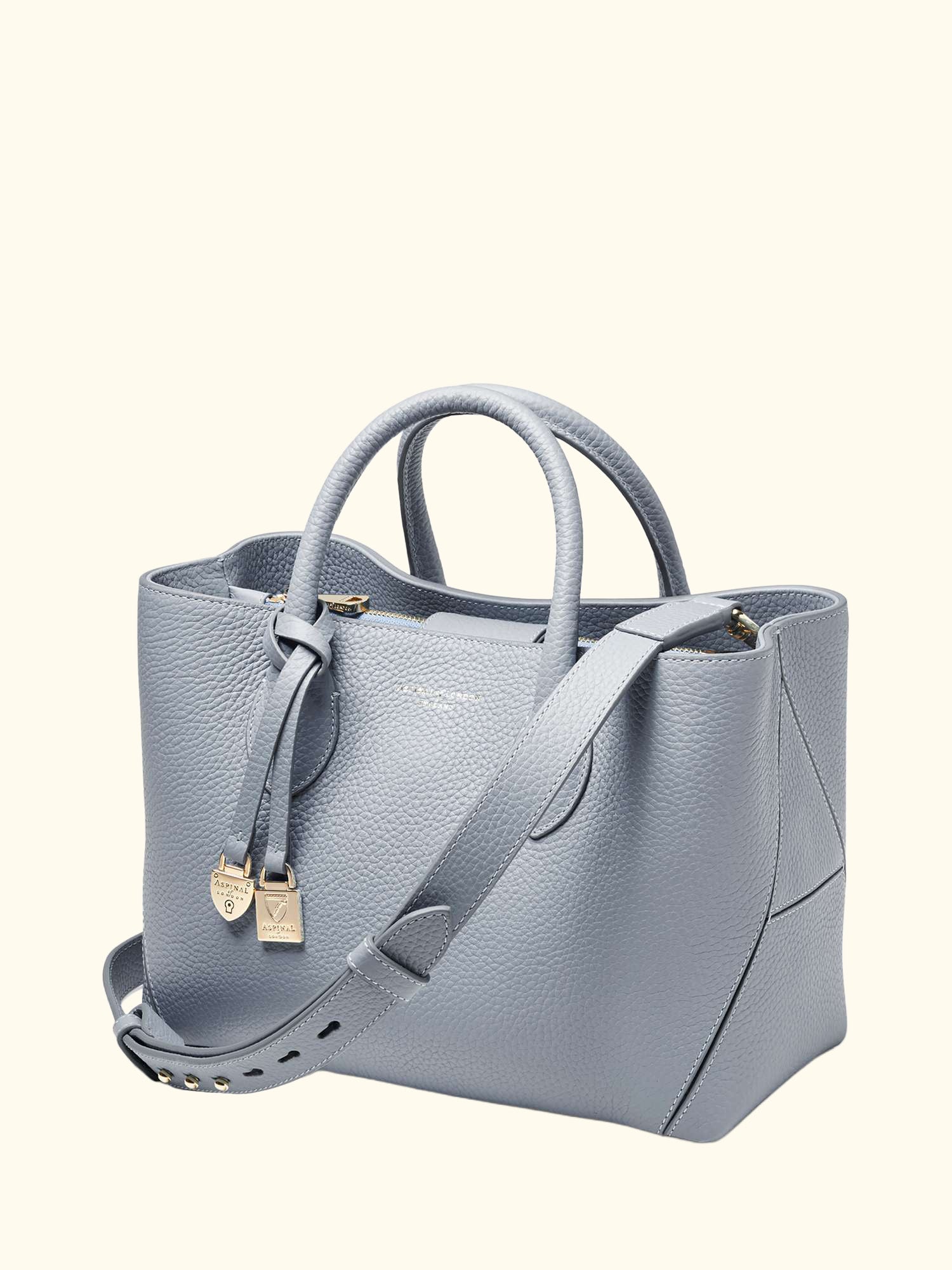 Midi London Leather Tote Bag